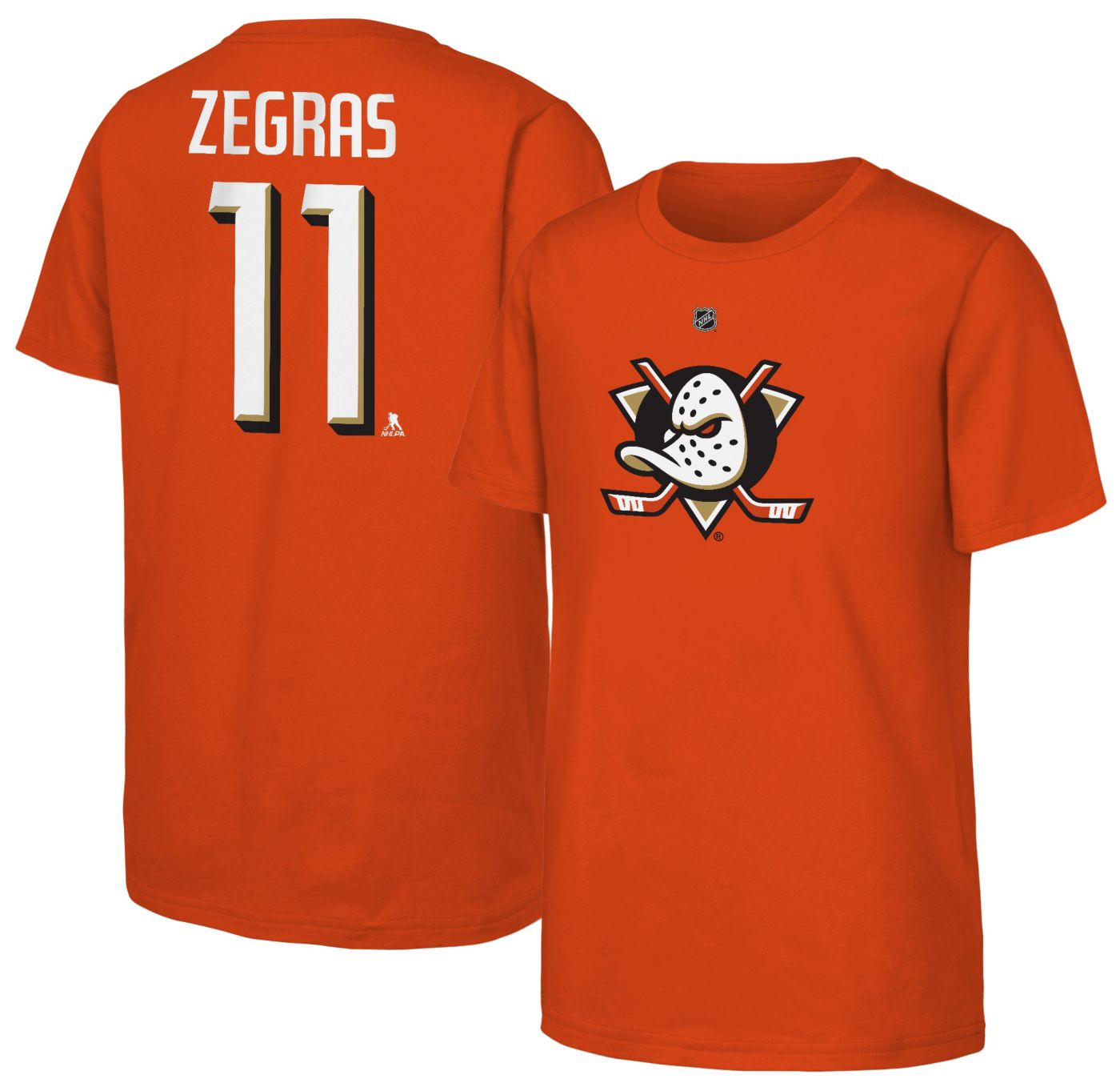 TREVOR ZEGRAS ANAHEIM deals DUCKS ORANGE JERSEY SIZE MEDIUM NICE!!