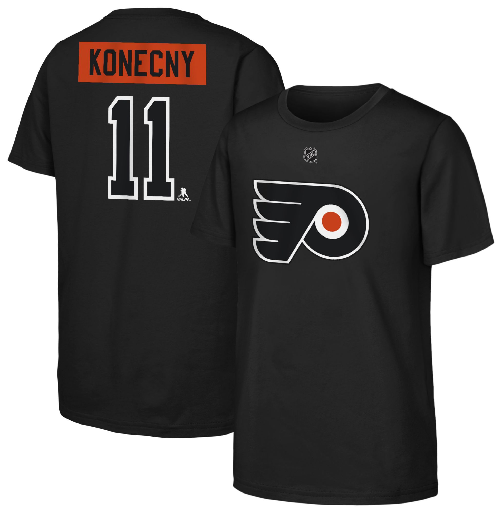 NHL Youth Philadelphia Flyers Travis Konecny #11 Black T-Shirt product image