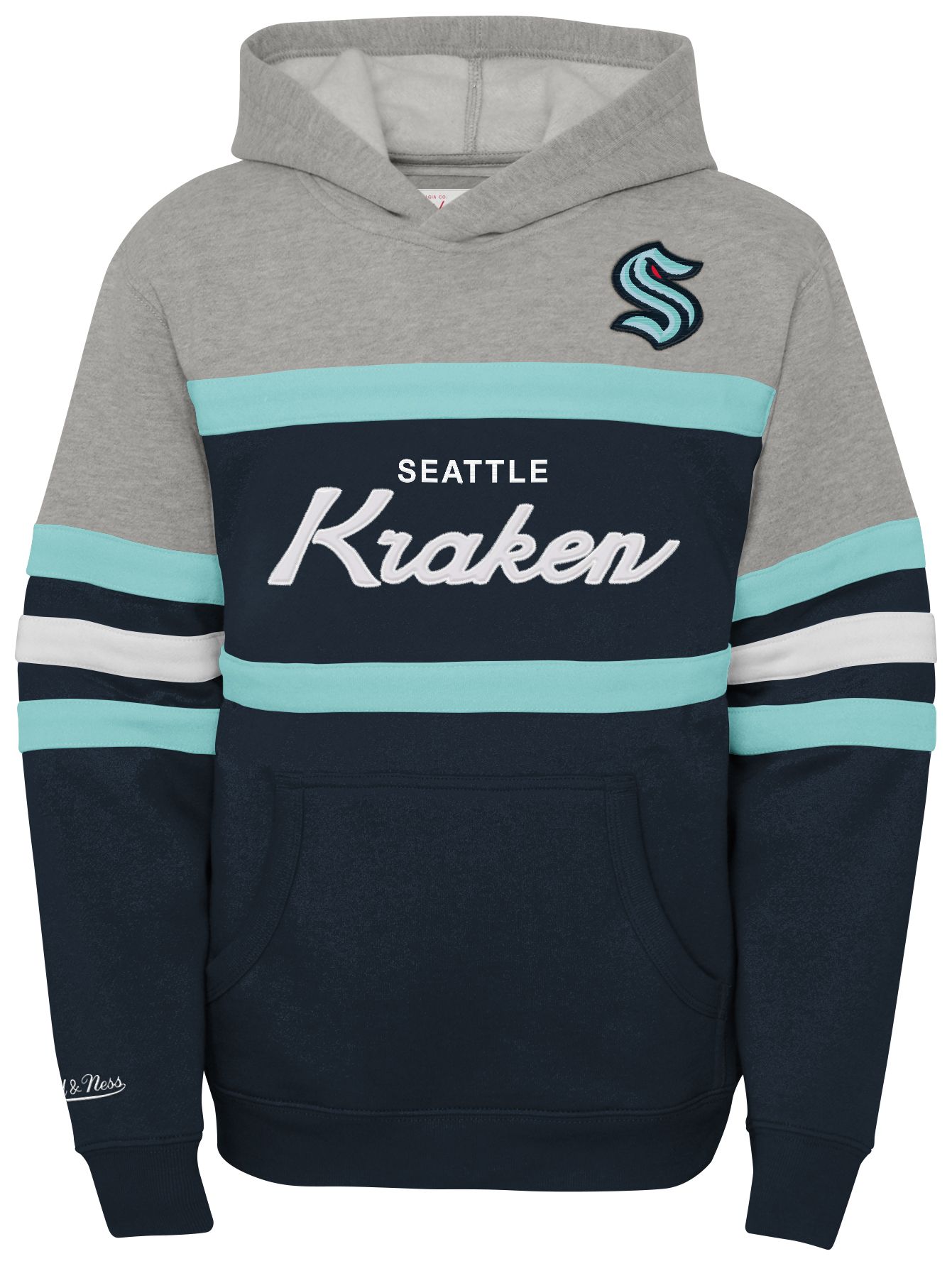 NHL Youth Seattle Kraken Head Coach Navy Pullover Hoodie product image