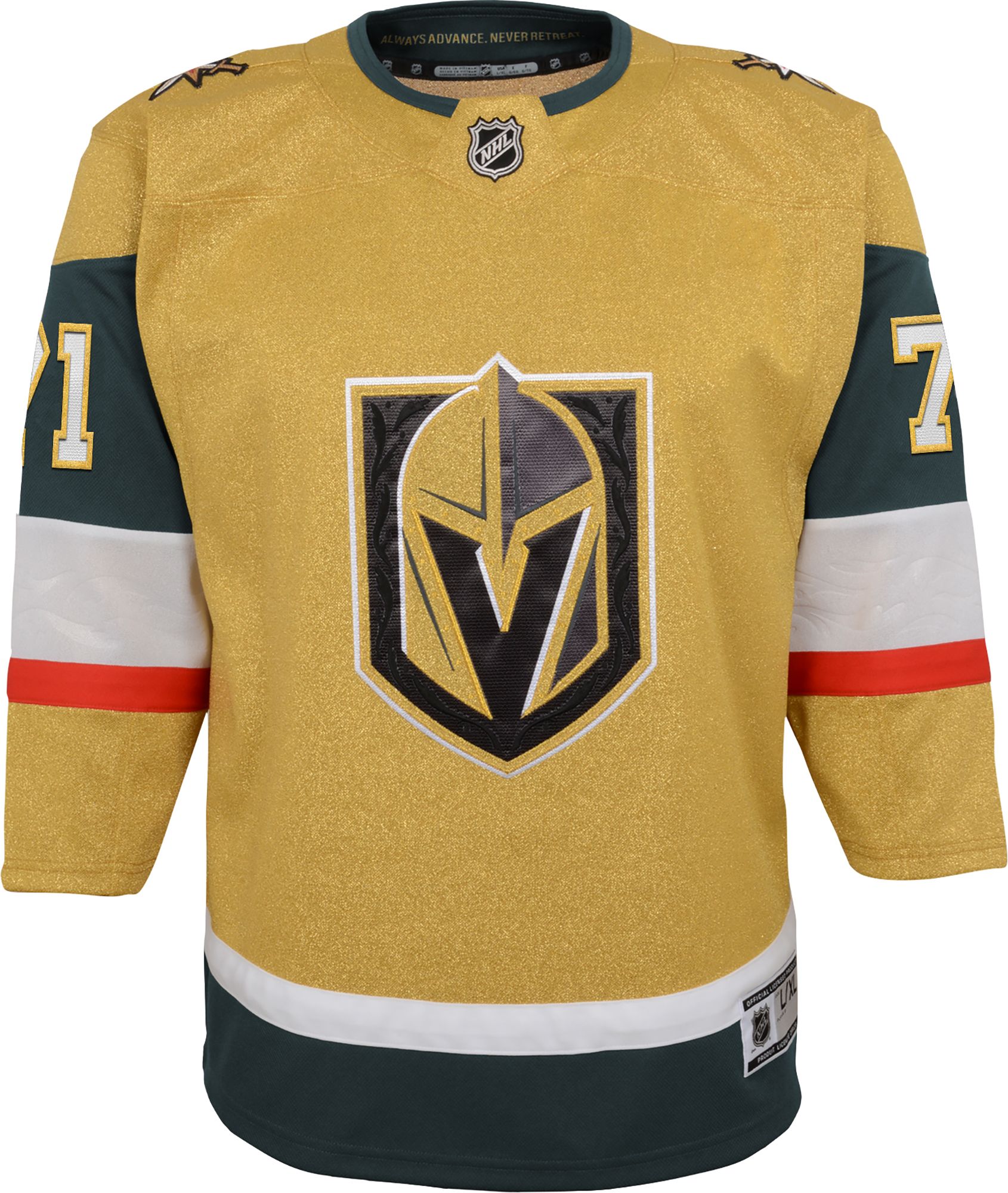 NHL Youth Vegas Golden Knights William Karlsson #71 Home Premier Replica Jersey product image