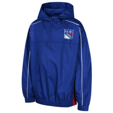 sorry, NHL Youth New York Rangers 1/4 Zip Blue Hooded Jacket is currently out of stock