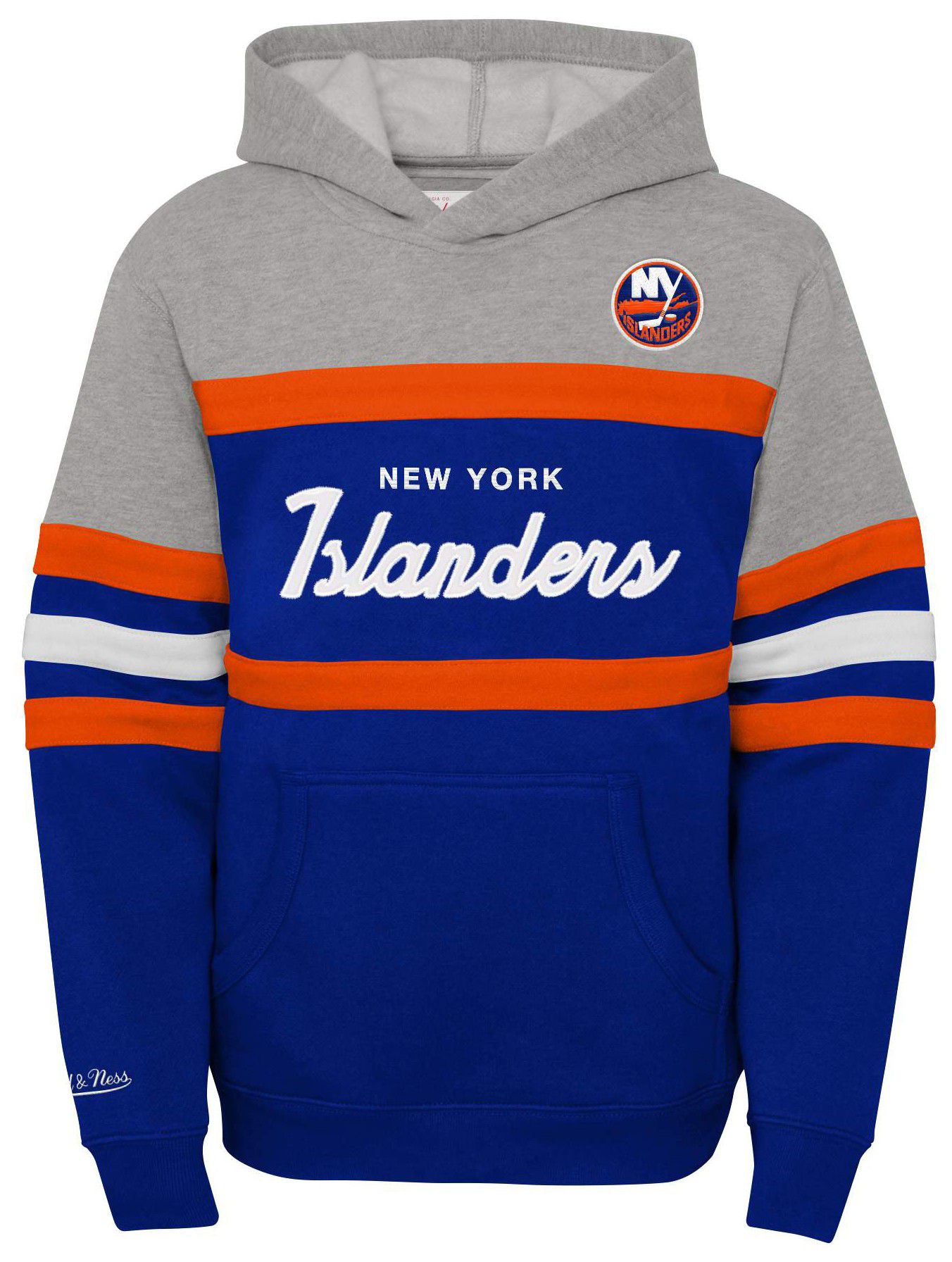 NHL Youth New York Islanders Head Coach Navy Pullover Hoodie product image