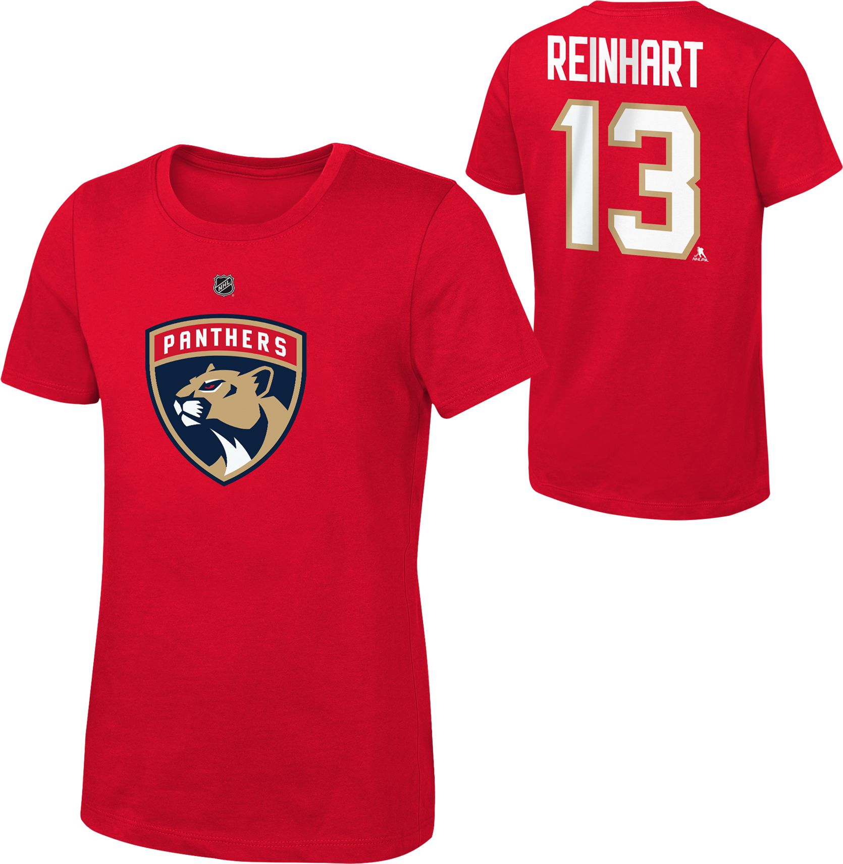 NHL Youth Florida Panthers Sam Reinhart #13 Red T-Shirt product image
