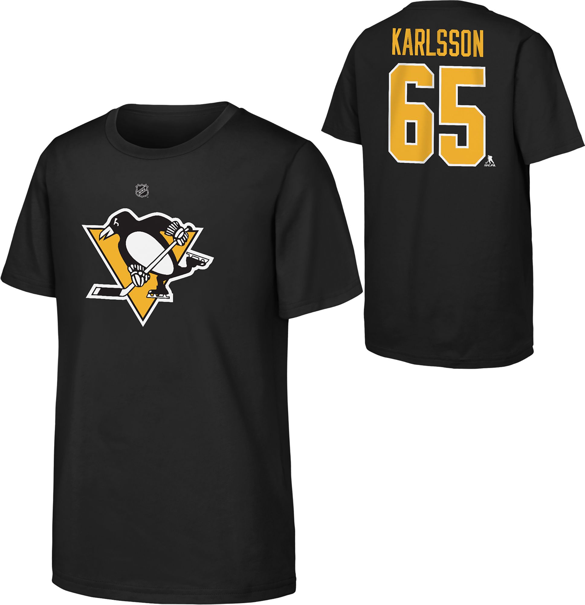 NHL Youth Pittsburgh Penguins Erik Karlsson #65 2024-2025 Black T-Shirt product image