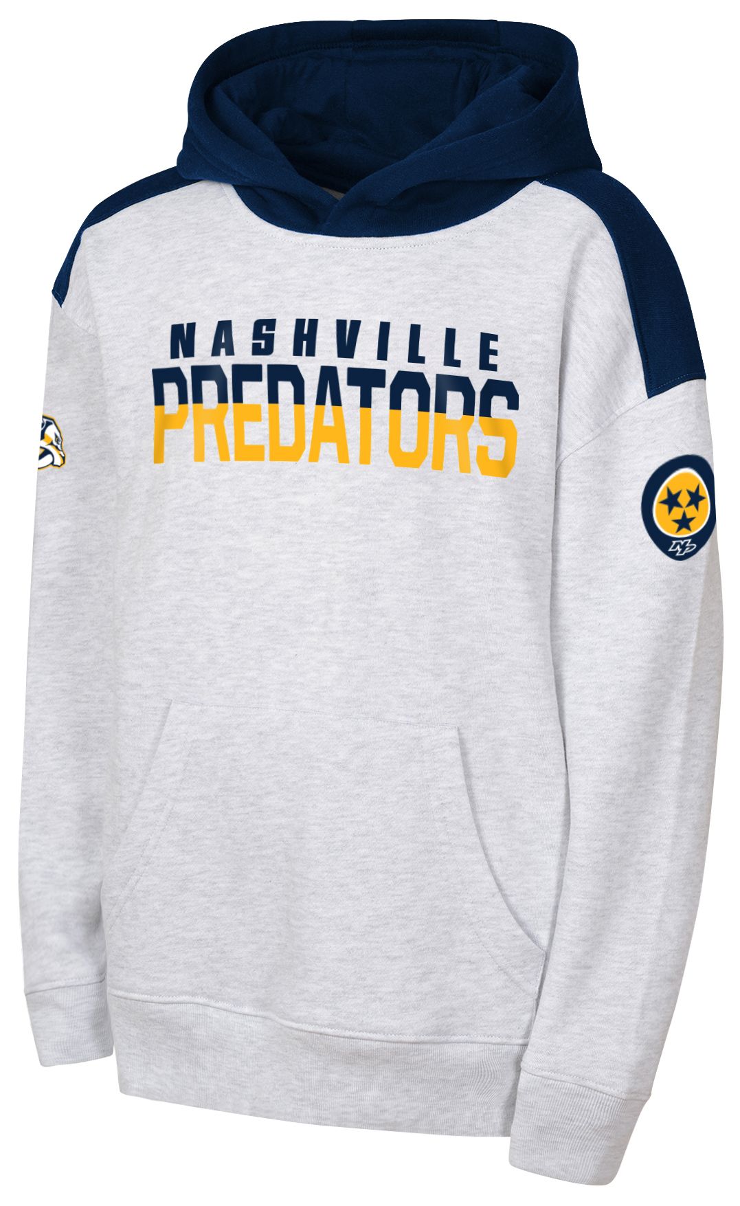 NHL Youth Nashville Predators Defense Grey Pullover Hoodie product image