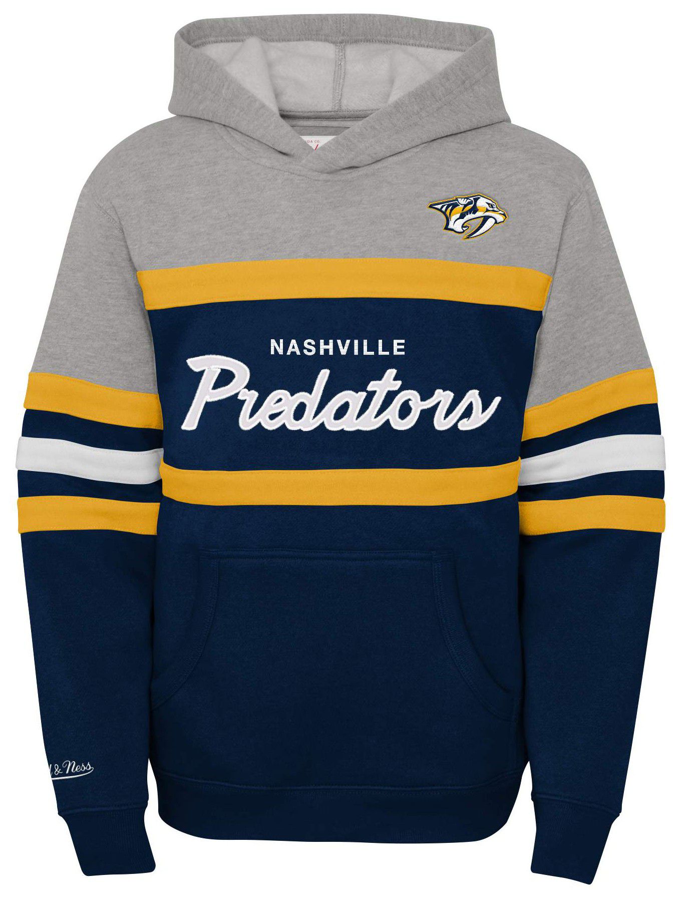 NHL Youth Nashville Predators Head Coach Navy Pullover Hoodie product image