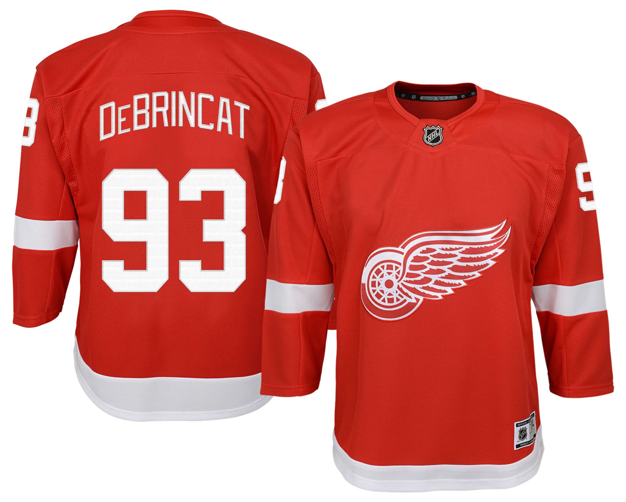 NHL Youth Detroit Red Wings Alex DeBrincat #93 2024-2025 Home Authentic Jersey product image