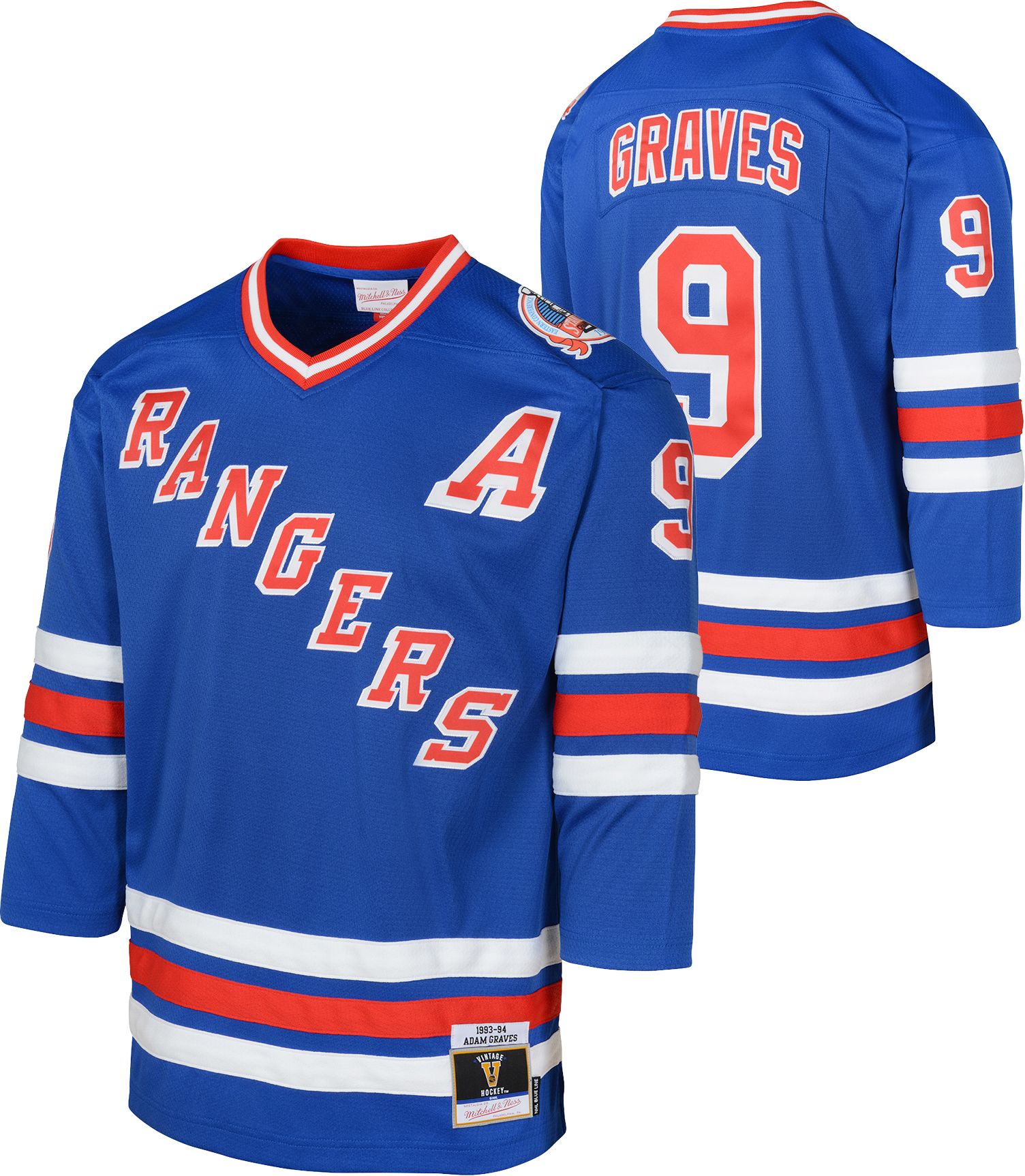 NHL Youth New York Rangers Adam Graves #9 Home Premier Jersey product image