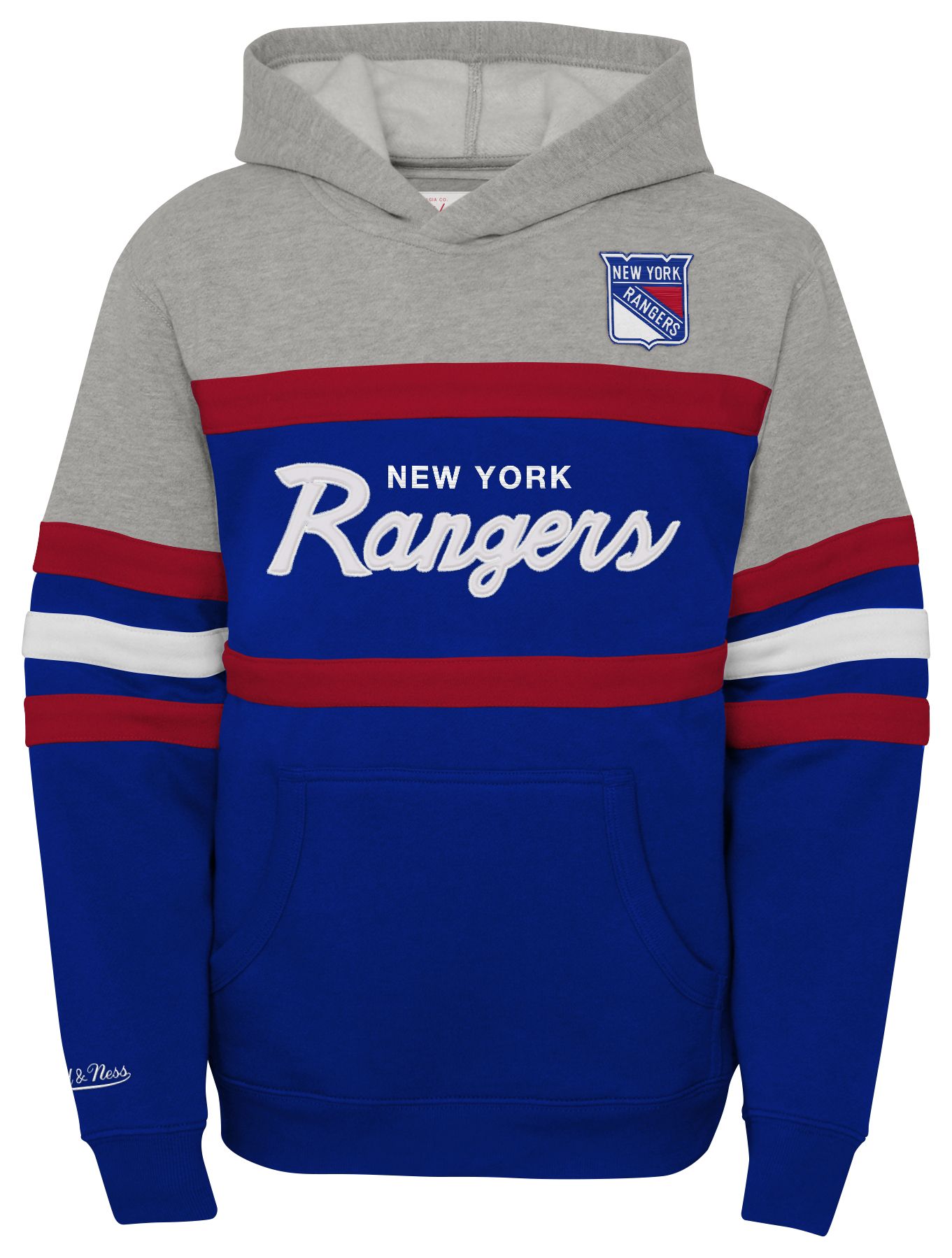 NHL Youth New York Rangers Head Coach Blue Pullover Hoodie product image