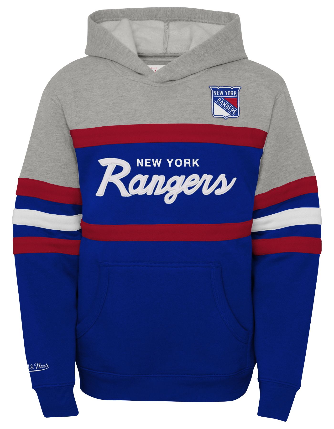 NHL Youth New York Rangers Head Coach Blue Pullover Hoodie Dick s Sporting Goods