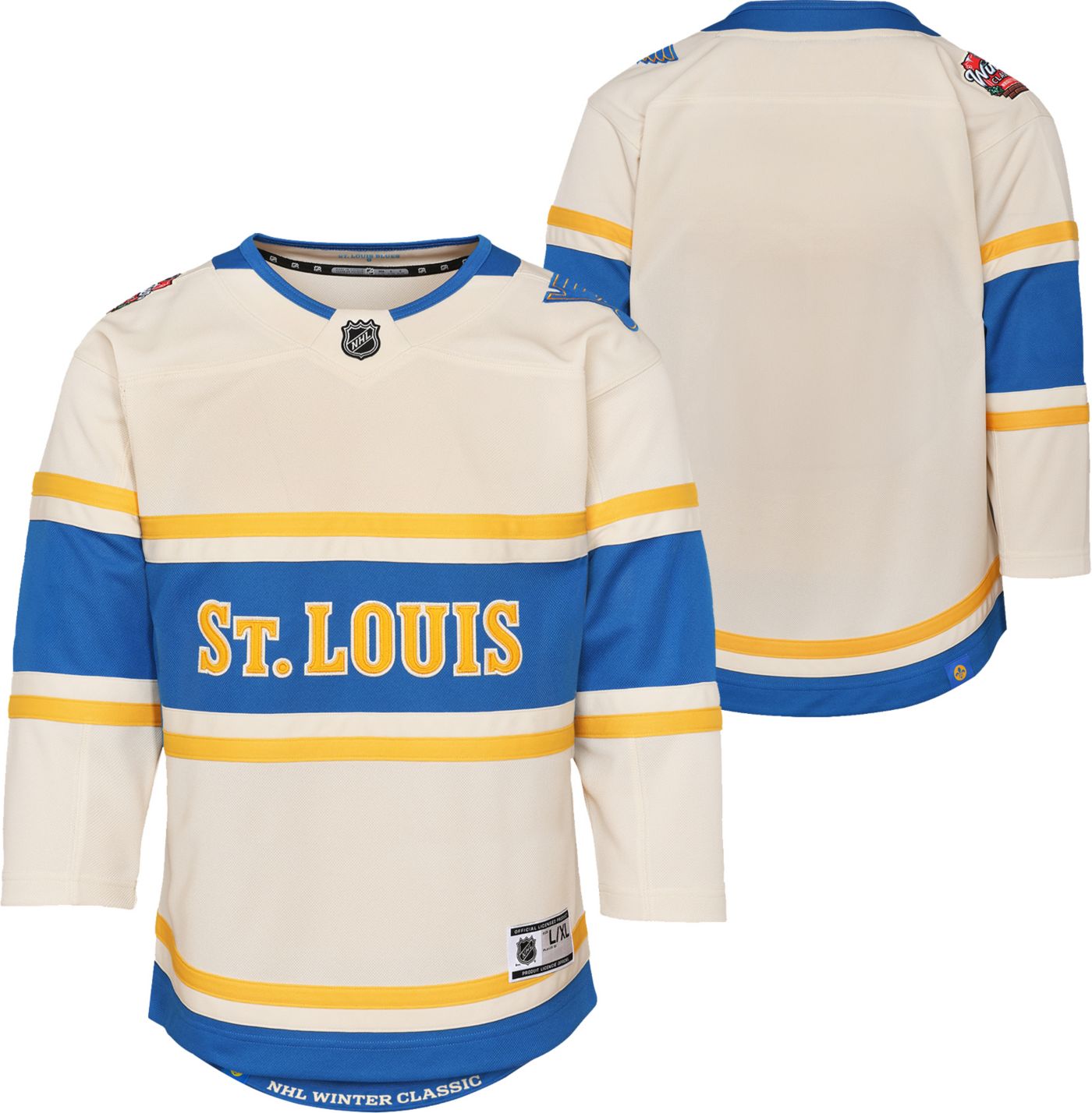 NHL Youth St. Louis Blues 20242025 Winter Classic Offwhite Premier