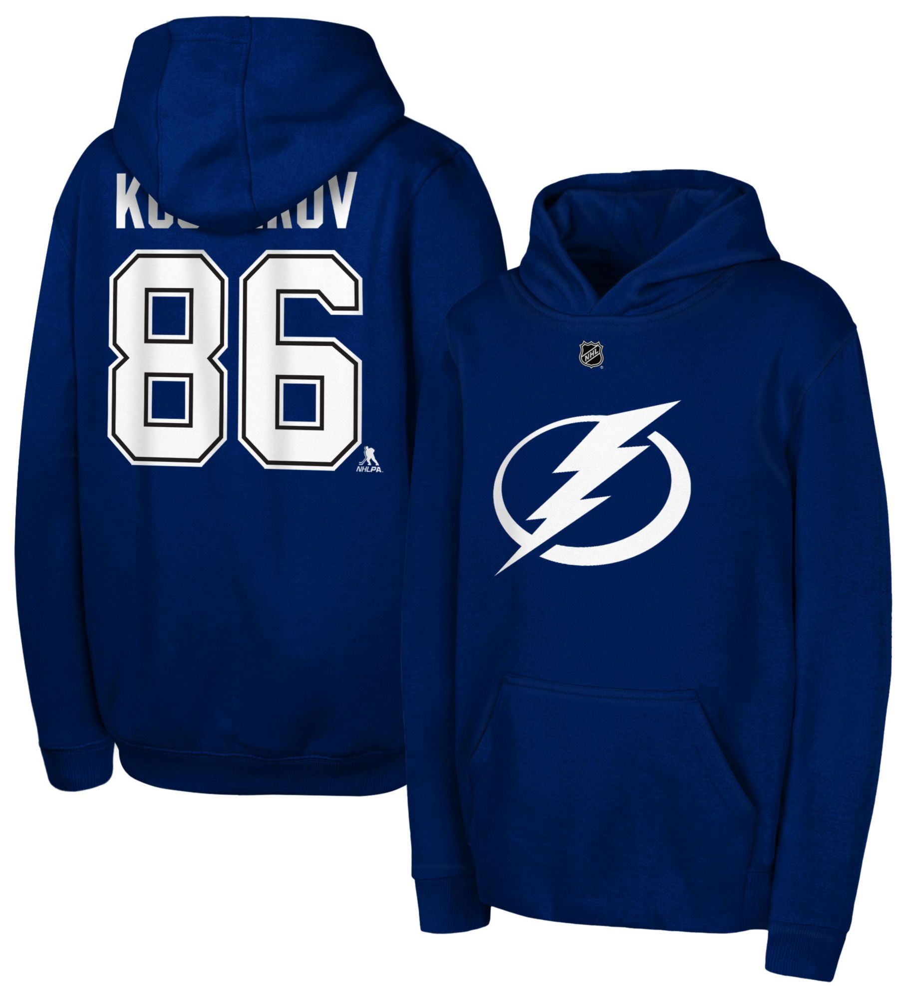 NHL Youth Tampa Bay Lightning Nikita Kucherov #86 2024-2025 Home Pullover Hoodie product image