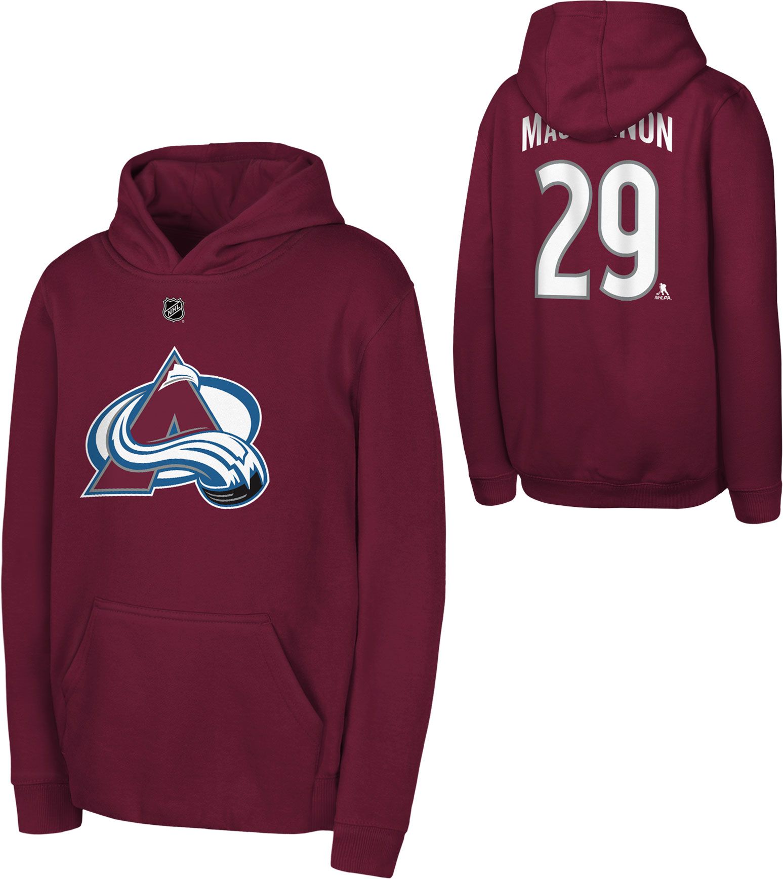 NHL Youth Colorado Avalanche Nathan MacKinnon #29 2024-2025 Home Pullover Hoodie product image