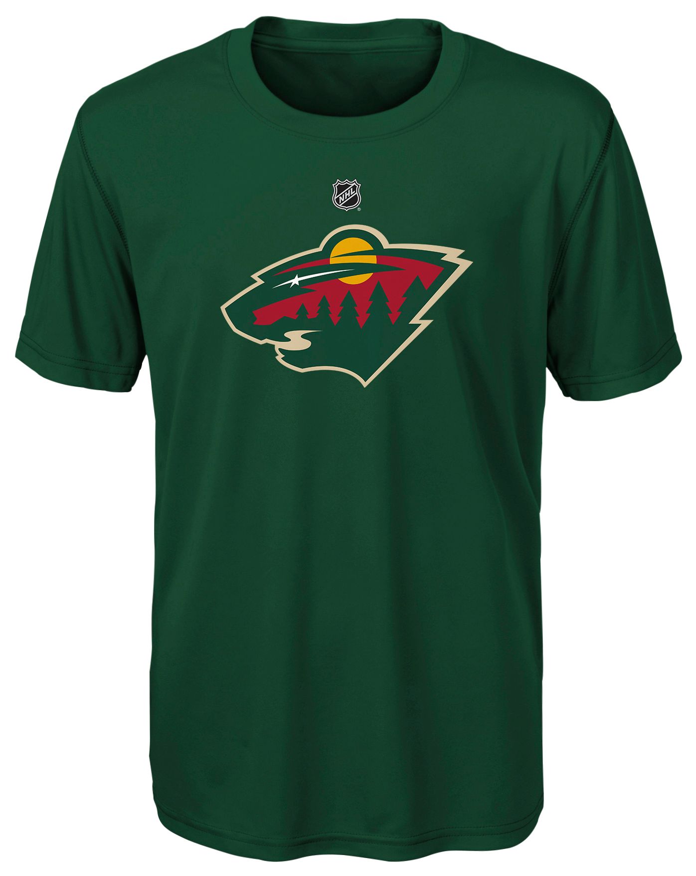 NHL Youth Minnesota Wild Prime Logo Green TShirt Dick's Sporting Goods