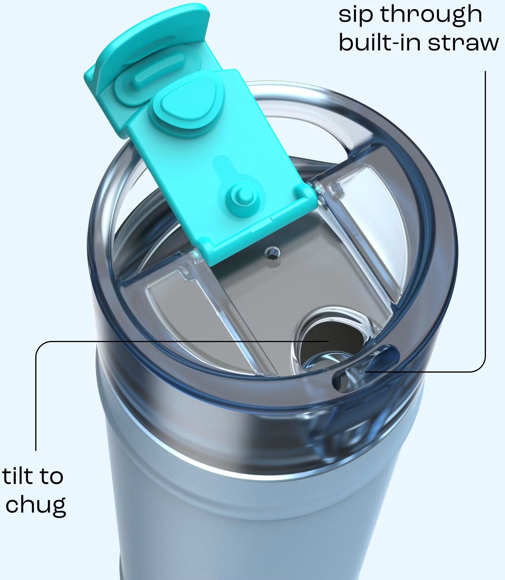 bubba 24 oz DualSip Insulated Stainless Steel Water Bottle product image