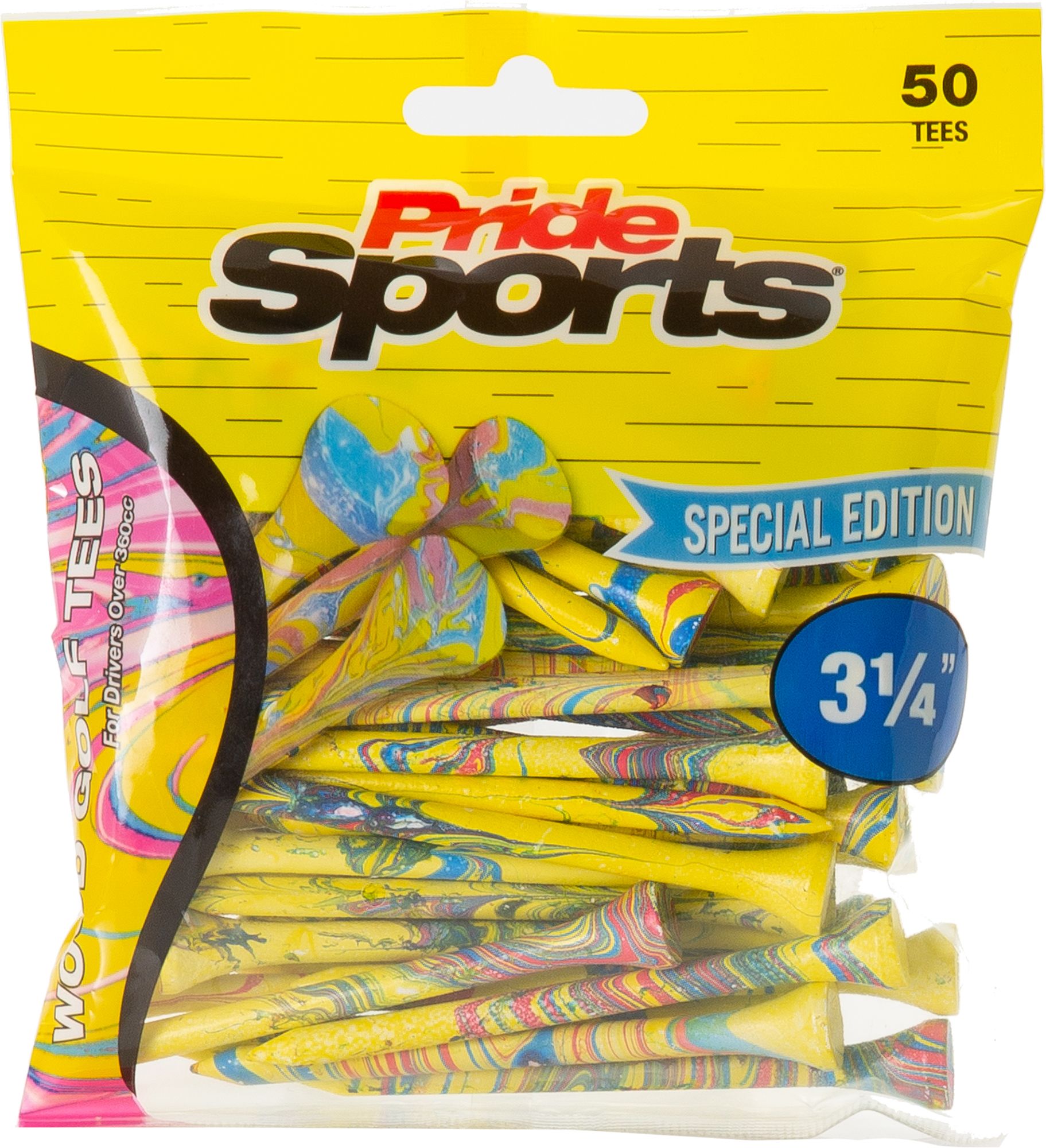 Pride 3.25" Paint Splatter Golf Tees - 50 Pack product image