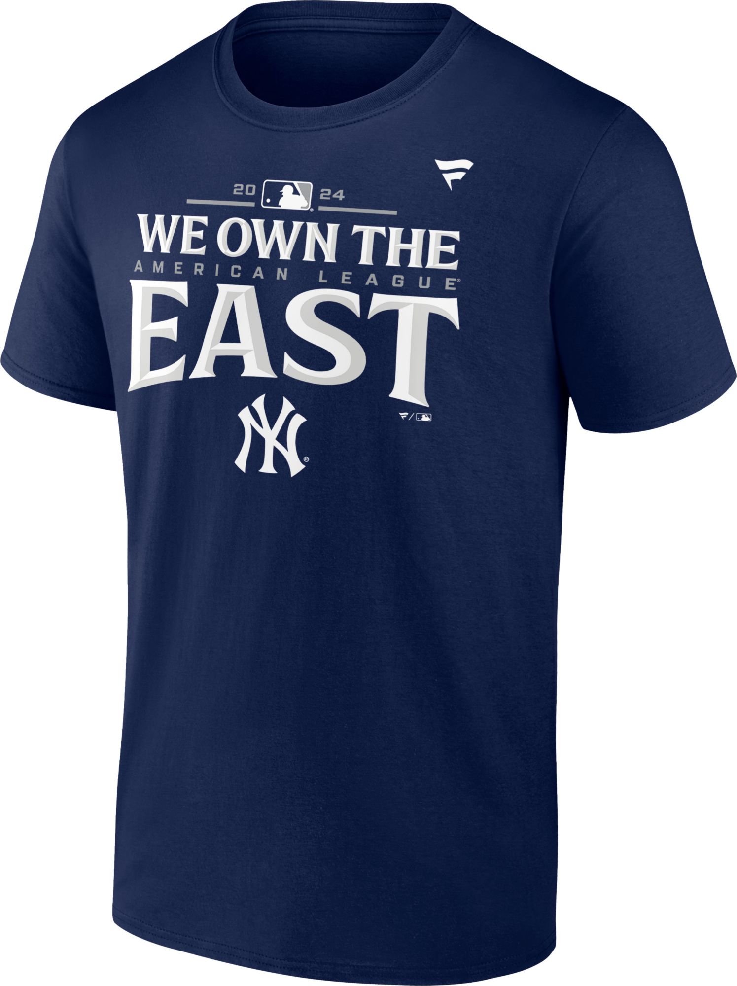 MLB Team Apparel Adult 2024 Division Champs New York Yankees Athletic Navy Locker Room T-Shirt product image