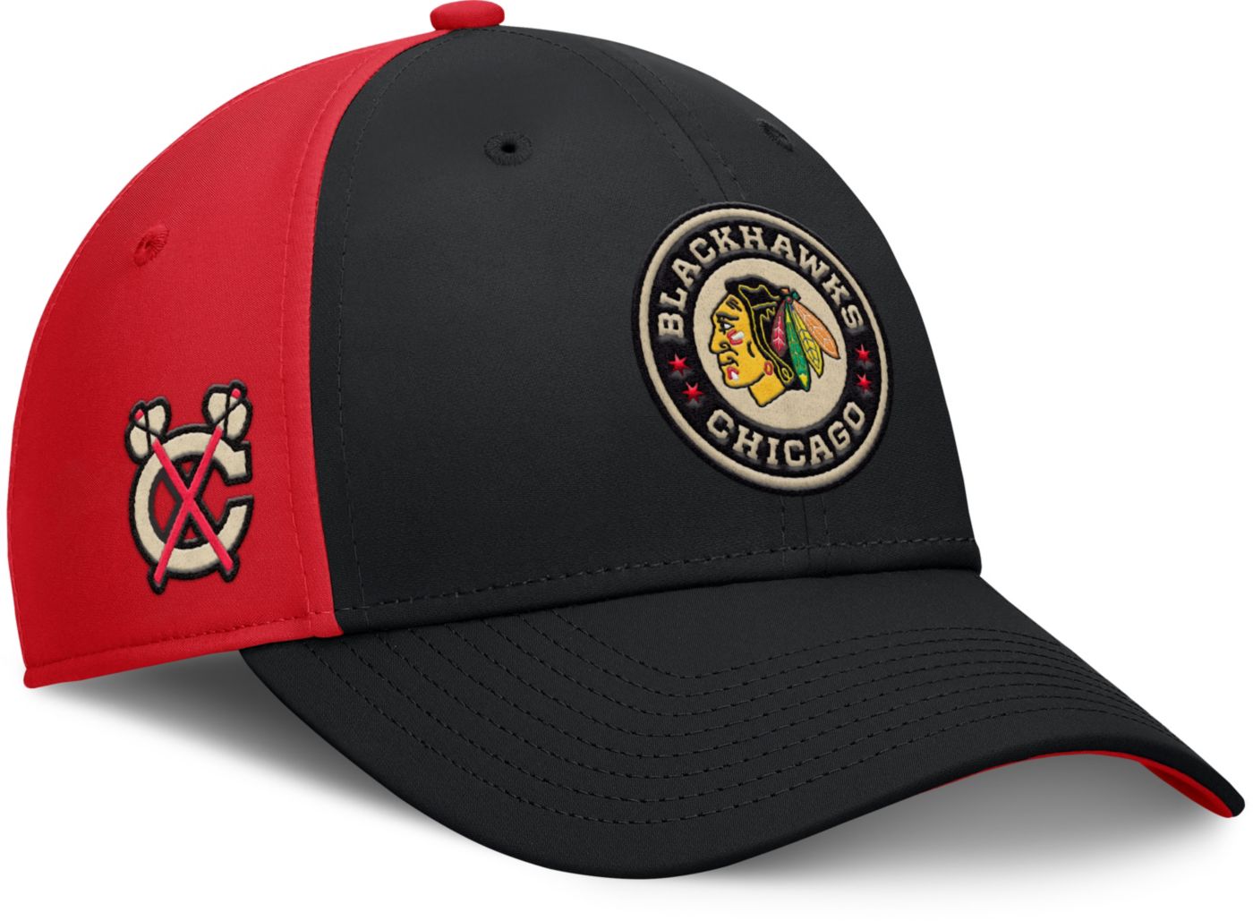 NHL Adult Chicago Blackhawks 20242025 Winter Classic Red Flex Hat