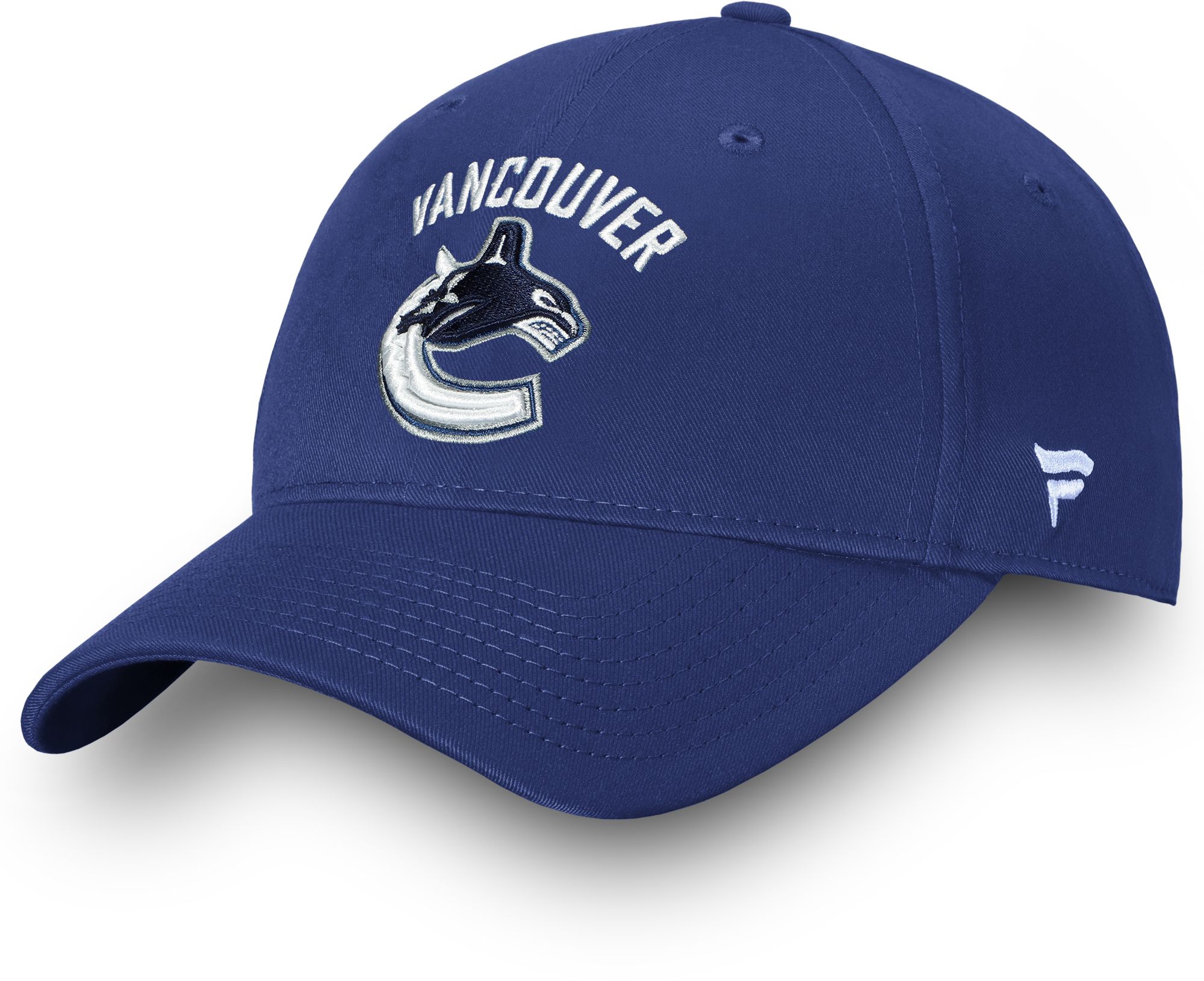 NHL Adult Vancouver Canucks Core Royal Structured Adjustable Hat product image