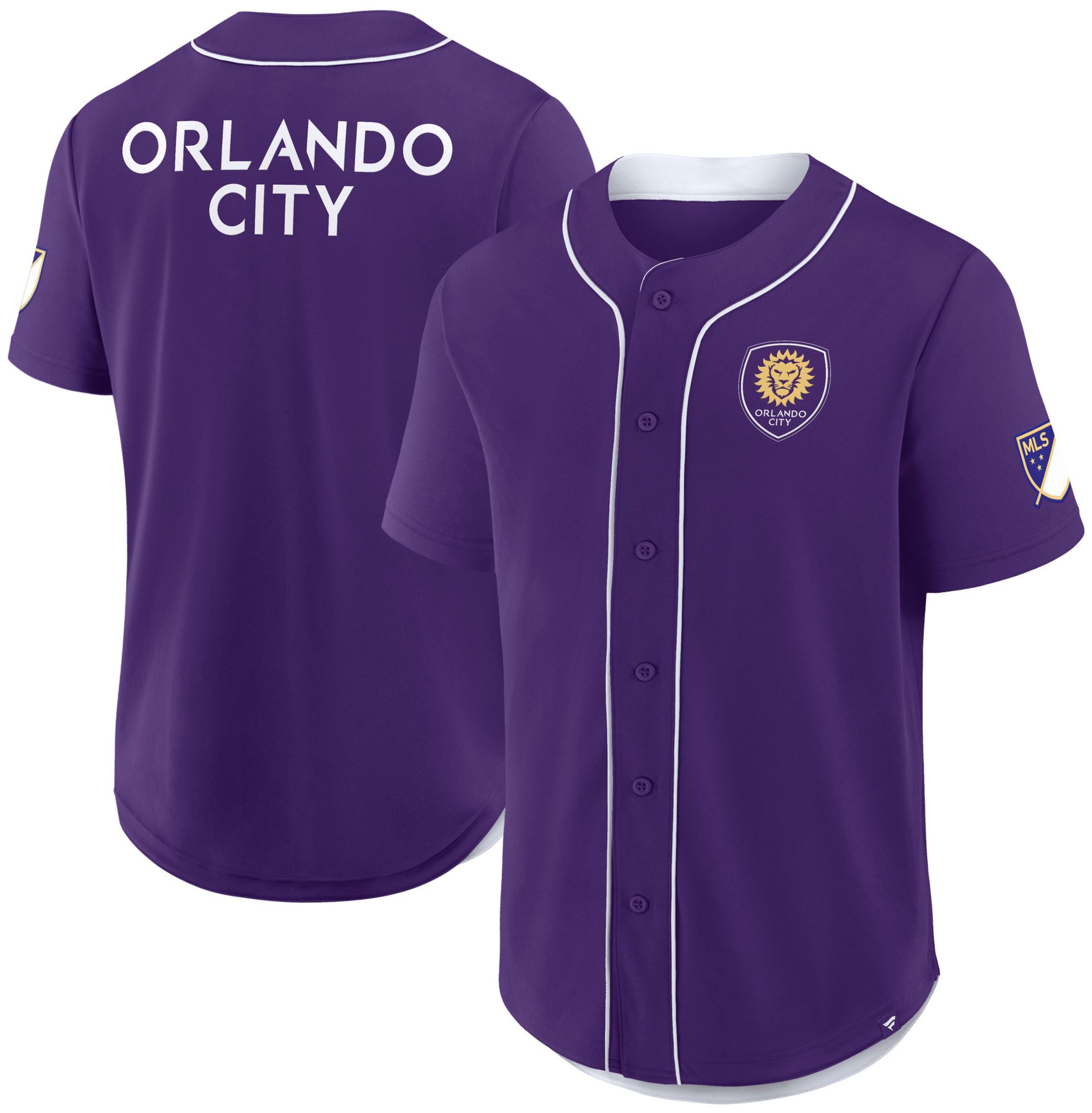 MLS Adult Orlando City Purple Baseball Jersey product image
