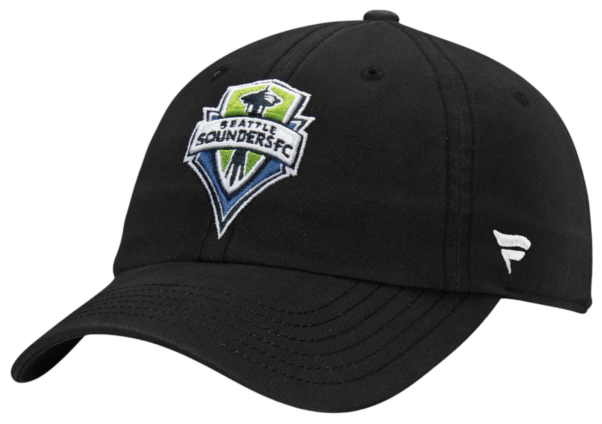 NHL Adult Seattle Sounders Logo Black Adjustable Hat product image