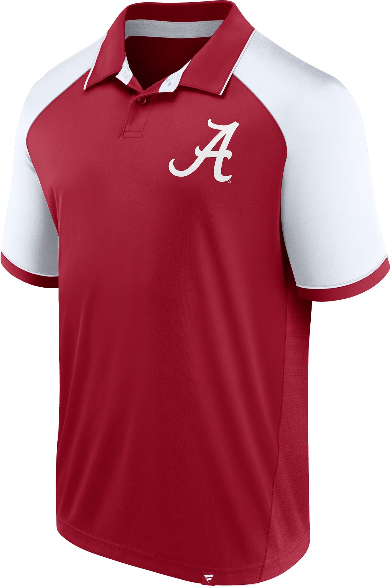 NCAA Men's Alabama Crimson Tide Red/White Agility Logo Polo product image