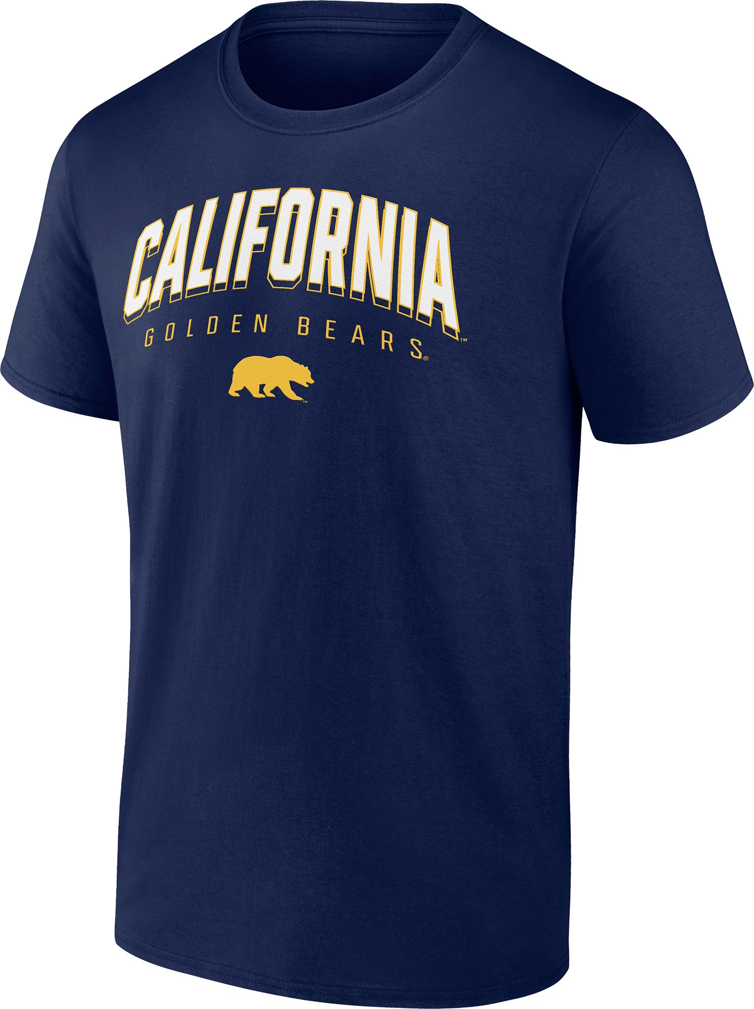 NCAA Men's Cal Golden Bears Navy Wordmark Logo T-Shirt product image