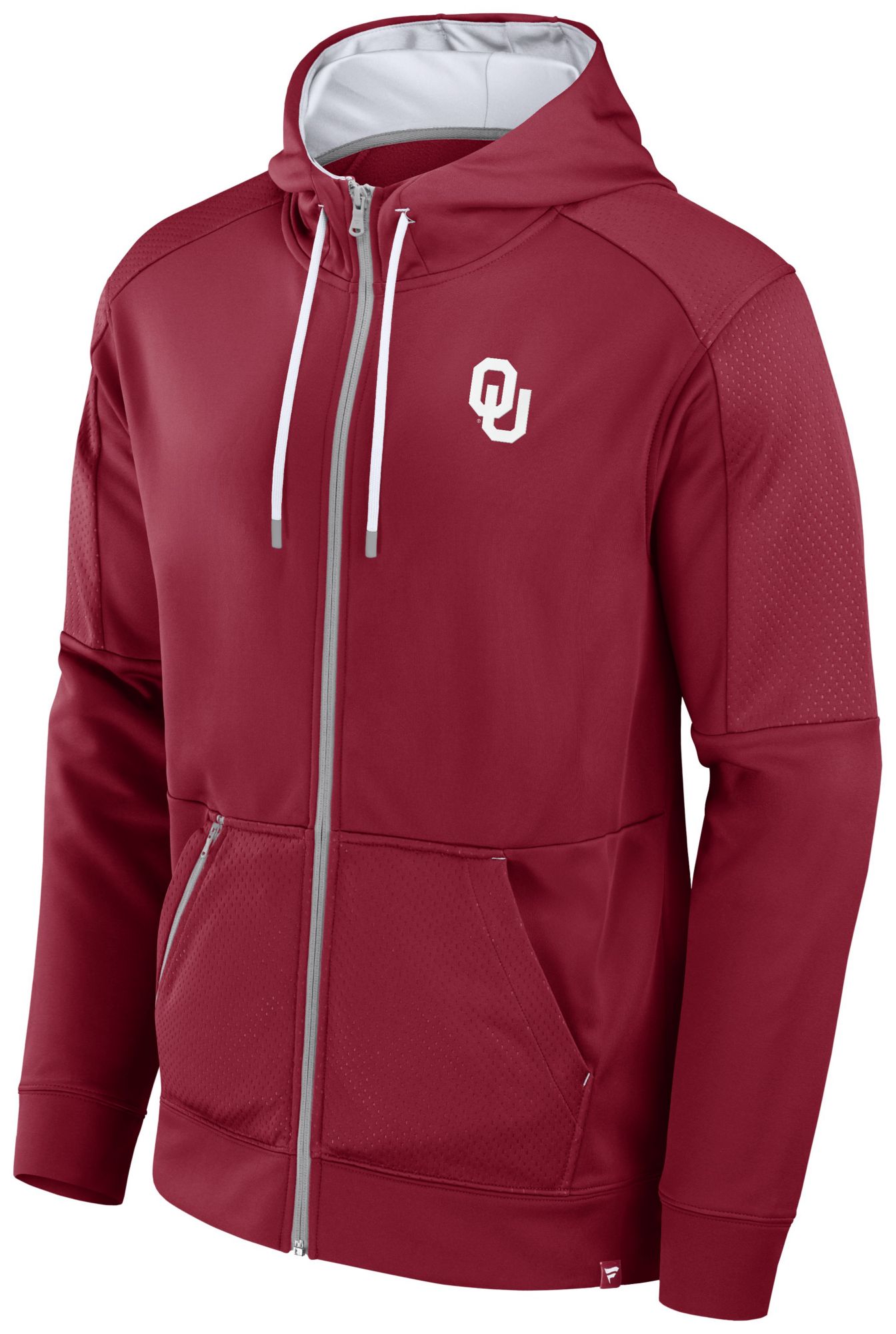 NCAA Men's Oklahoma Sooners Crimson Defender Full-Zip Hoodie product image