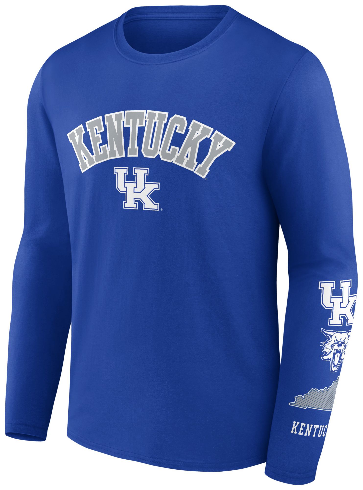 NCAA Men's Kentucky Wildcats Blue Badge Long Sleeve T-Shirt product image