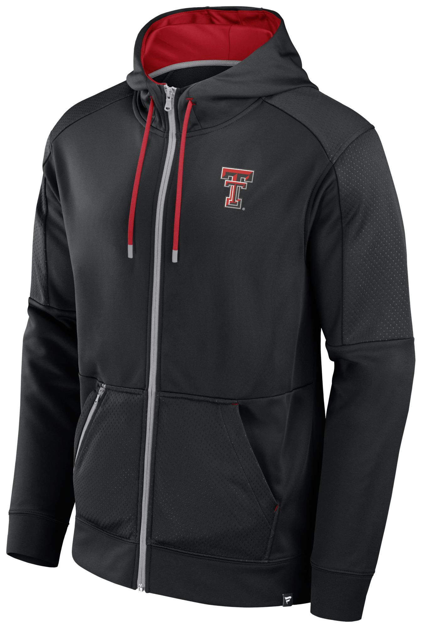 NCAA Men's Texas Tech Red Raiders Black Defender Full-Zip Hoodie product image