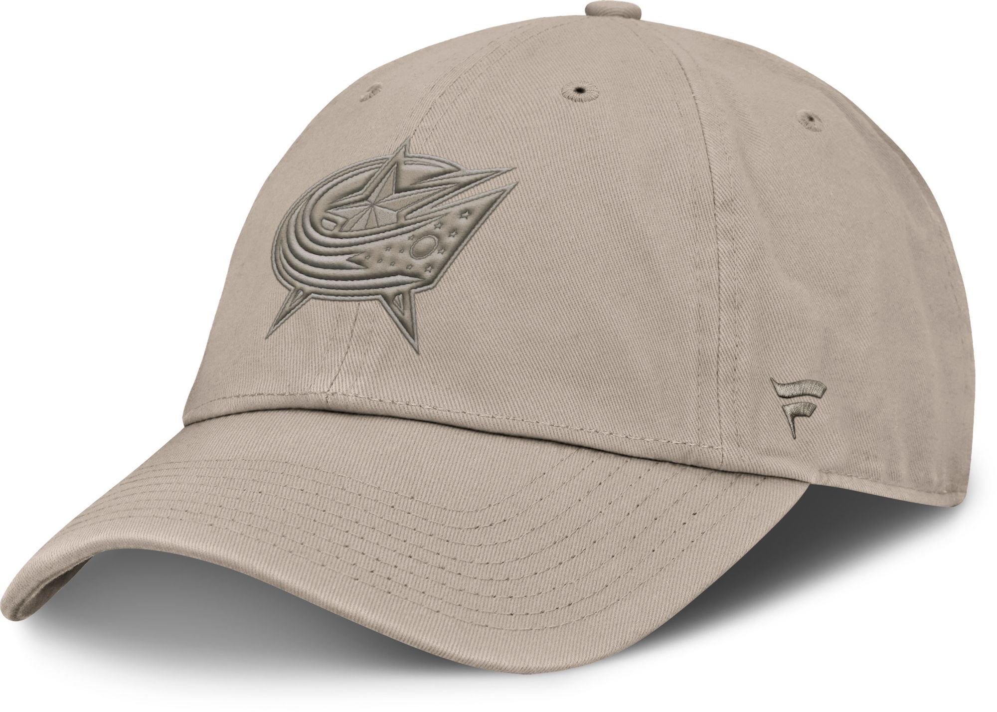 NHL Men's Columbus Blue Jackets Cream Unstructured Adjustable Hat product image