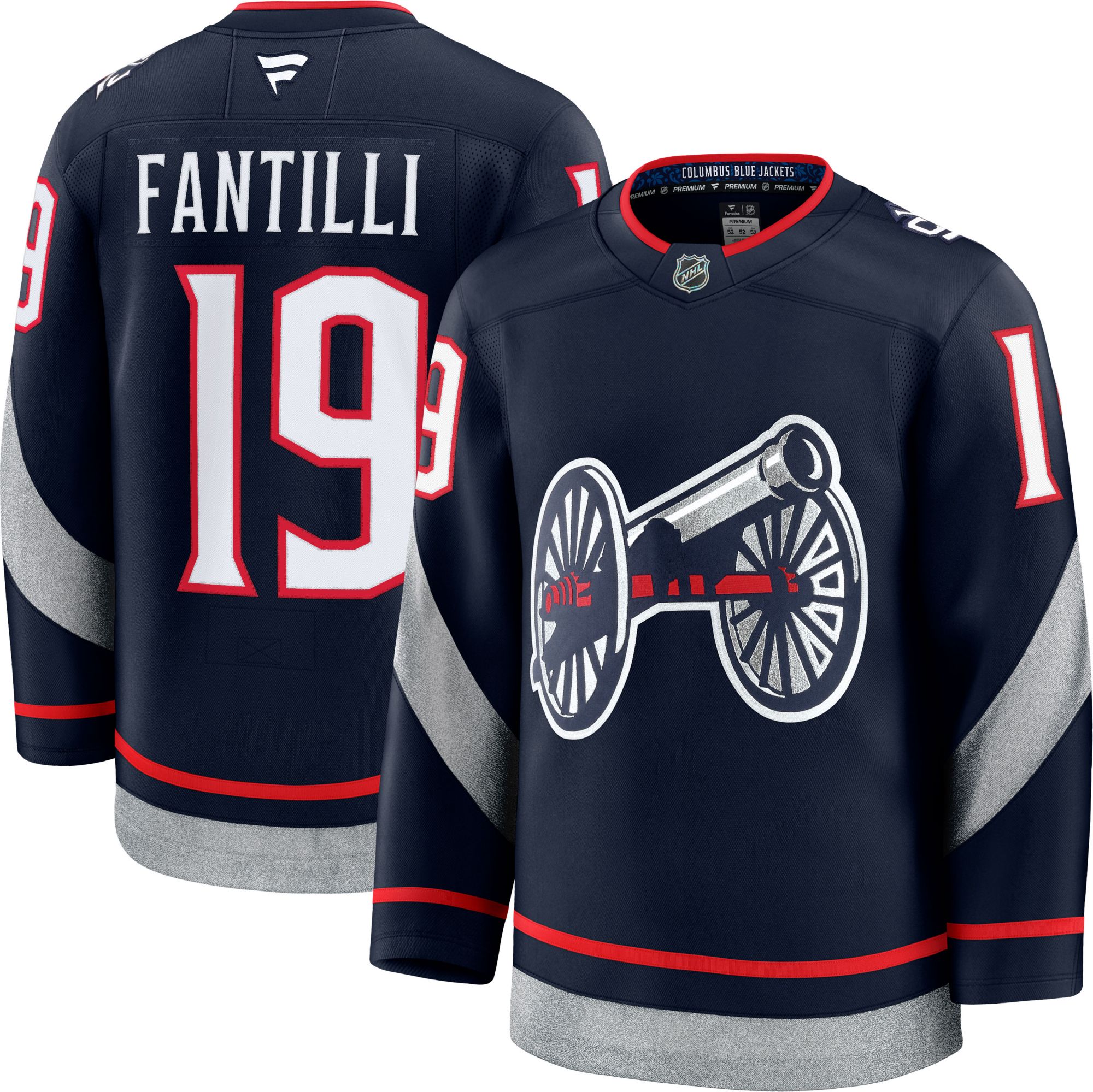 NHL Adult 2024-2025 Stadium Series Columbus Blue Jackets Adam Fantilli #19 Navy Premium Authentic Jersey product image