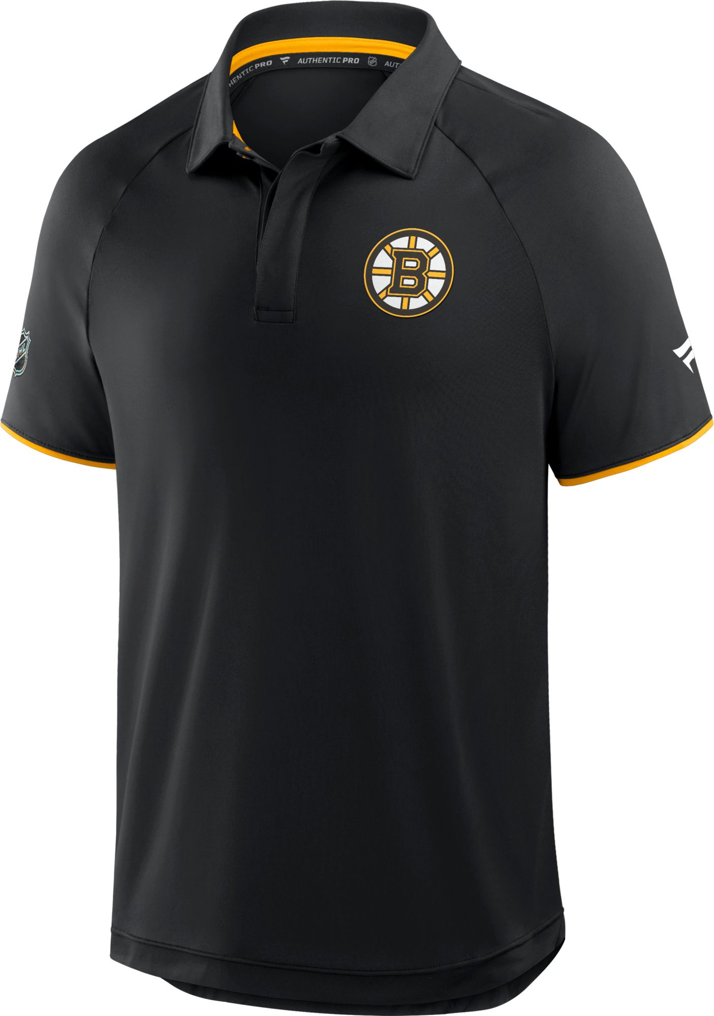 NHL Men's Boston Bruins Black Rink Polo product image