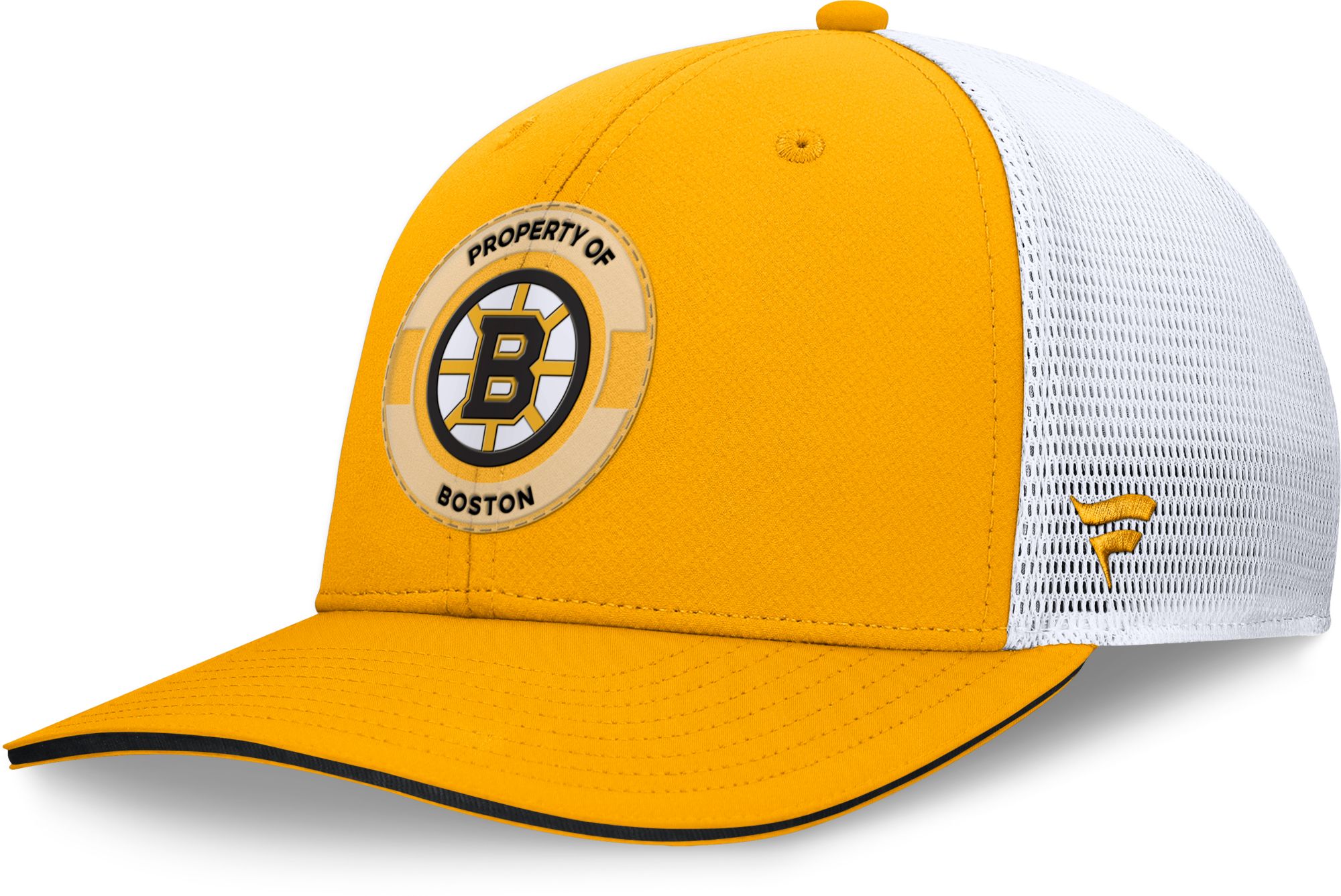 NHL Adult Boston Bruins Yellow Structured Adjustable Hat product image