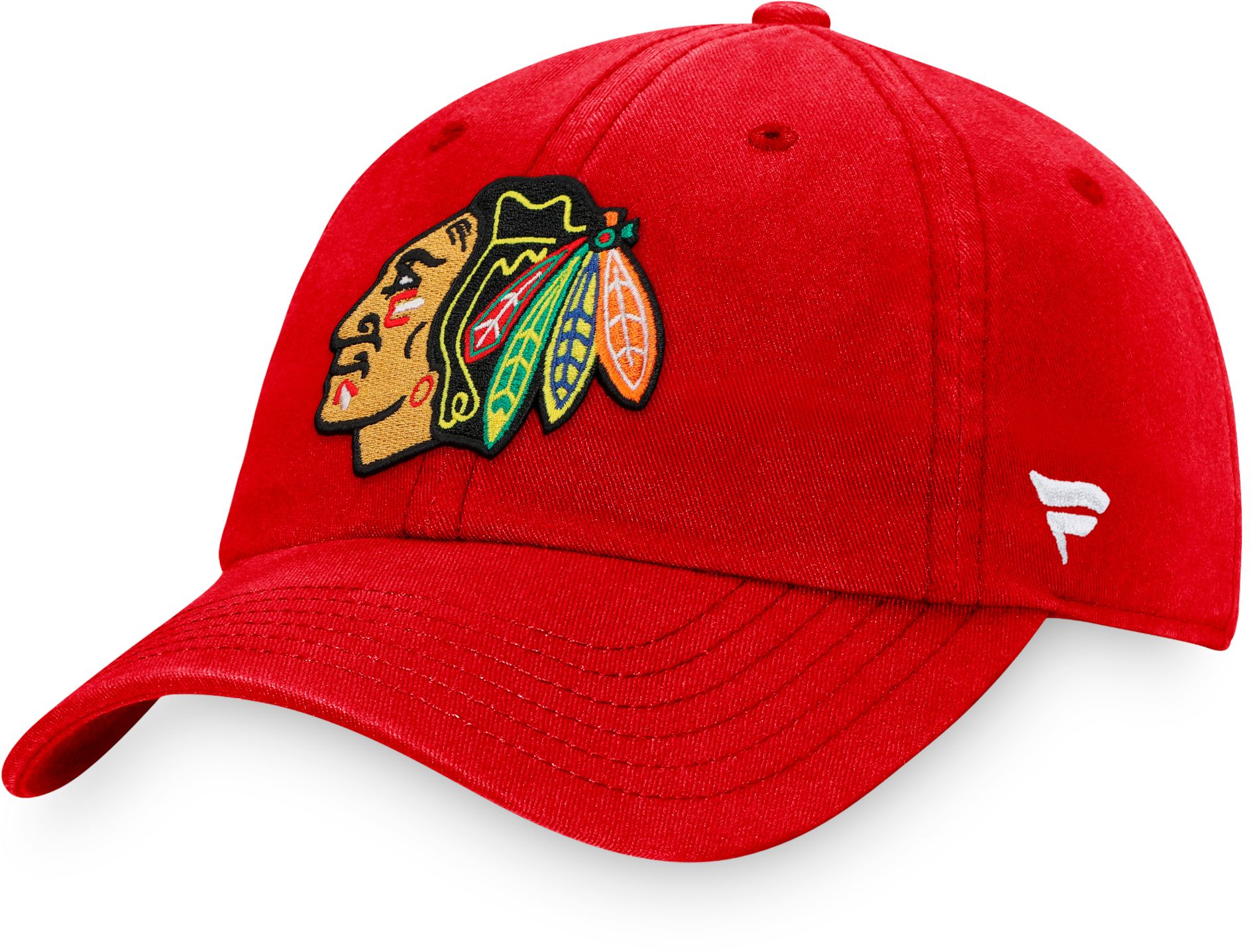 NHL Adult Chicago Blackhawks Core Unstructured Red Adjustable Hat product image