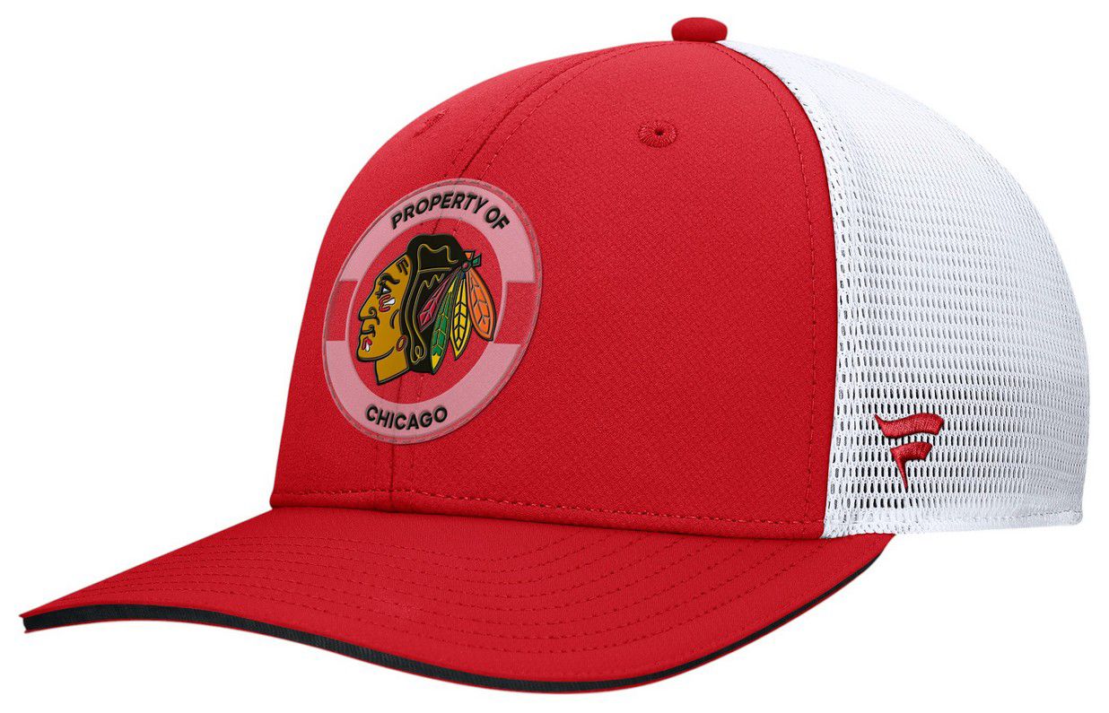 NHL Adult Chicago Blackhawks Red Structured Adjustable Hat product image