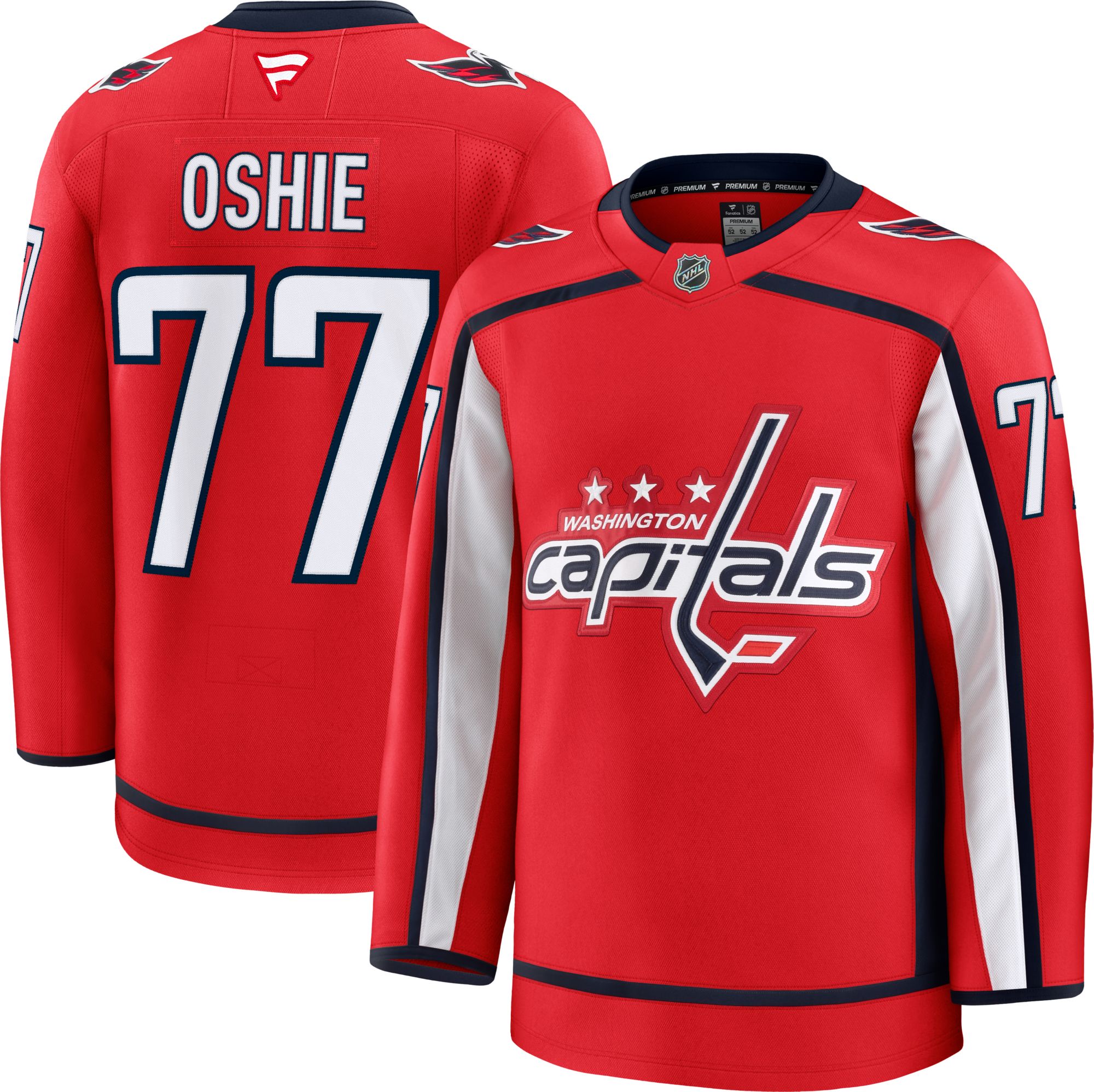 NHL Men's Washington Capitals T.J. Oshie #77 2024-2025 Premium Authentic Home Jersey product image