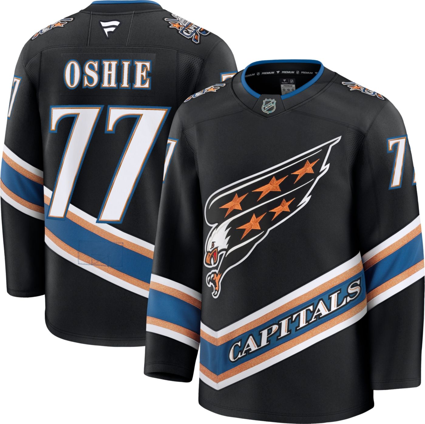 NHL Men s Washington Capitals T.J. Oshie 77 2024 2025 Alternate 2 Premium Authentic Jersey Dick s Sporting Goods