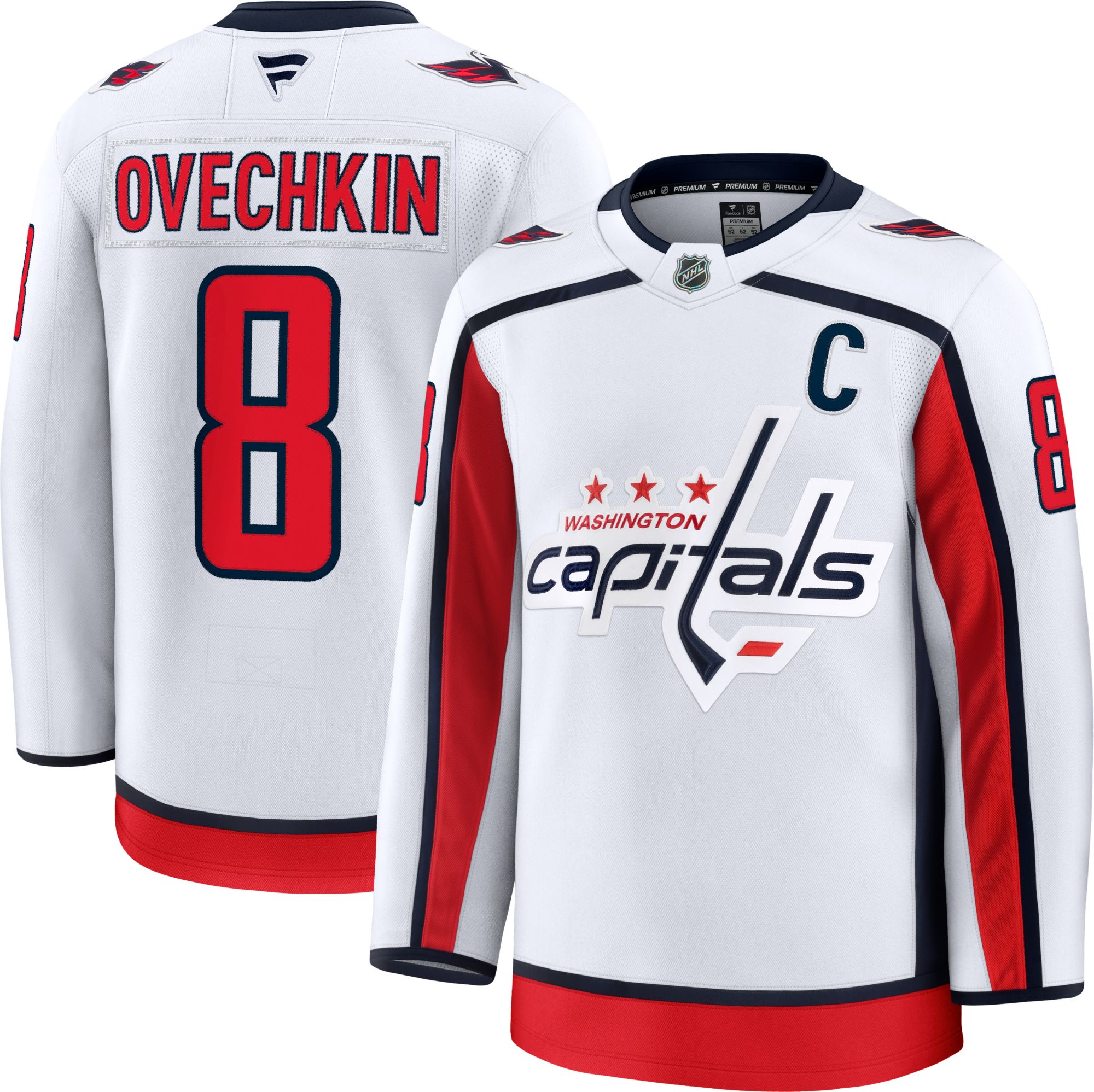 NHL Men's Washington Capitals Alexander Ovechkin #8 2024-2025 Premium Authentic Away Jersey product image