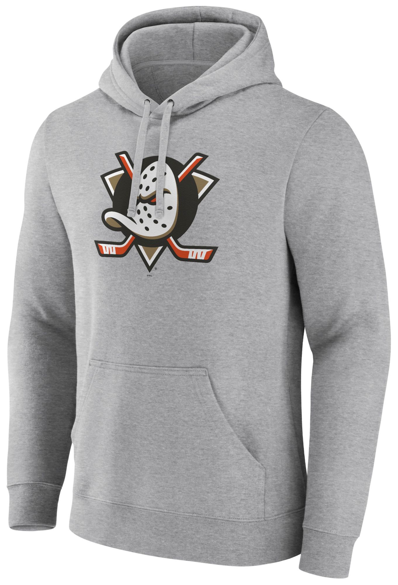 NHL Adult Anaheim Ducks Team Grey Pullover Hoodie product image