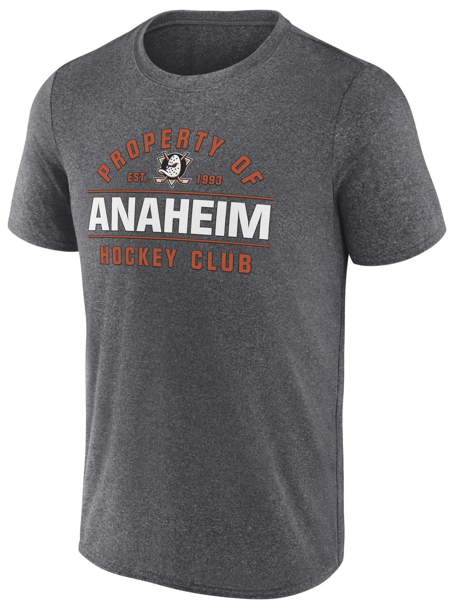 NHL Adult Anaheim Ducks Property Of Grey T-Shirt product image