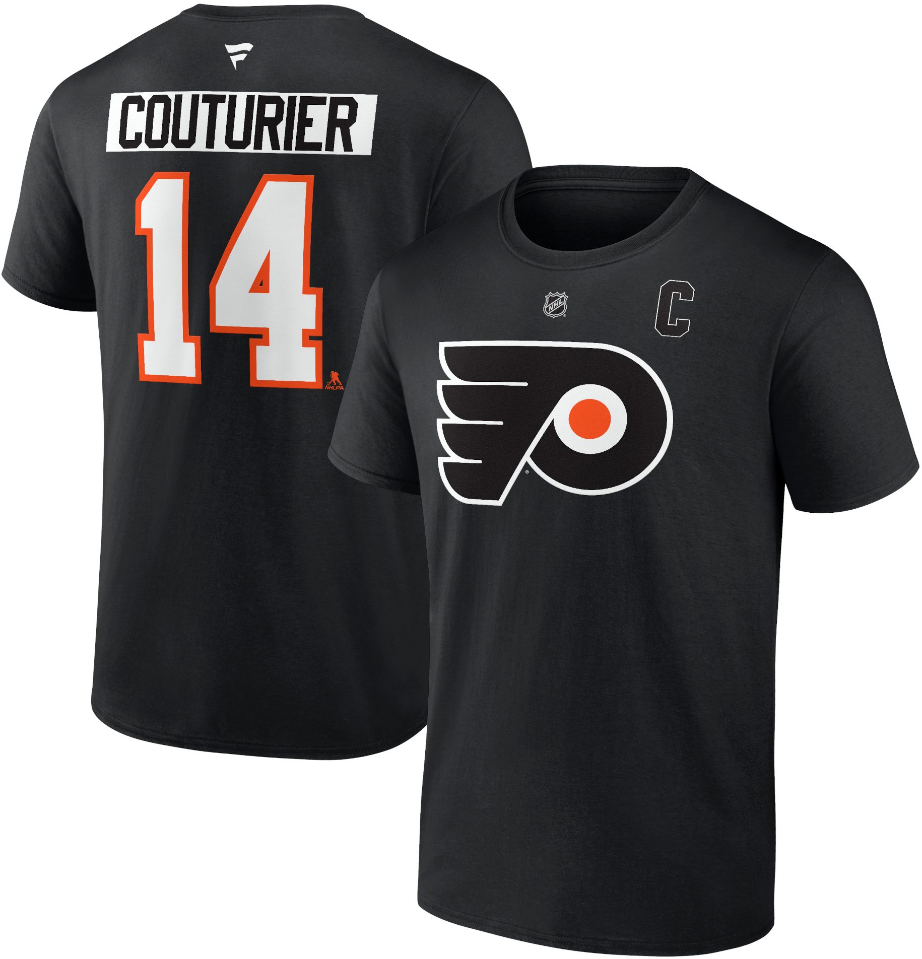 NHL Adult Philadelphia Flyers Sean Couturier #14 Black T-Shirt product image