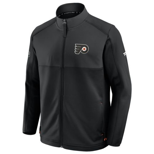 Mitchell & Ness Men's Philadelphia Flyers Black Full-Zip Fleece