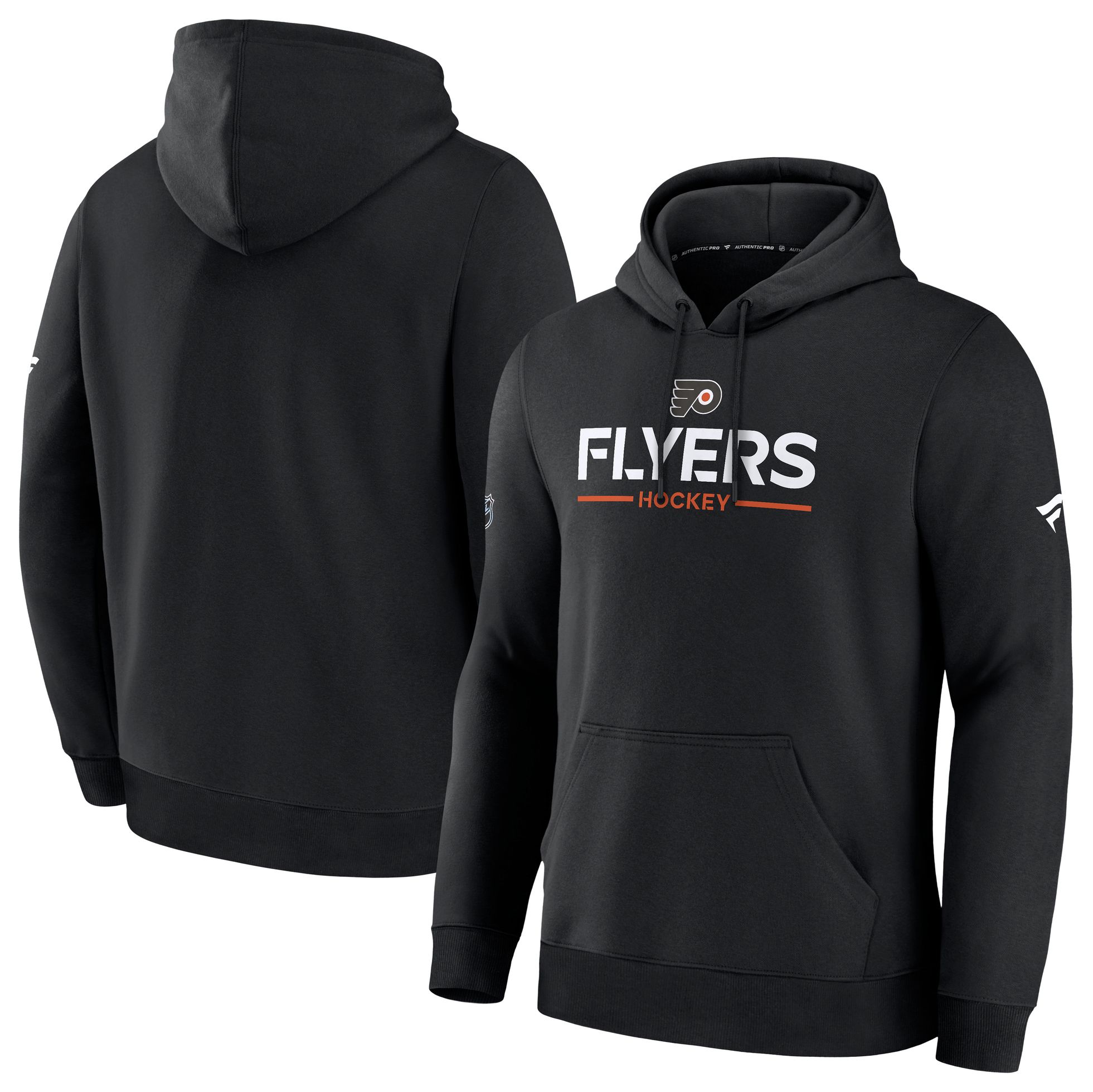 NHL Men's Philadelphia Flyers Black Primary Rink Pullover Hoodie product image