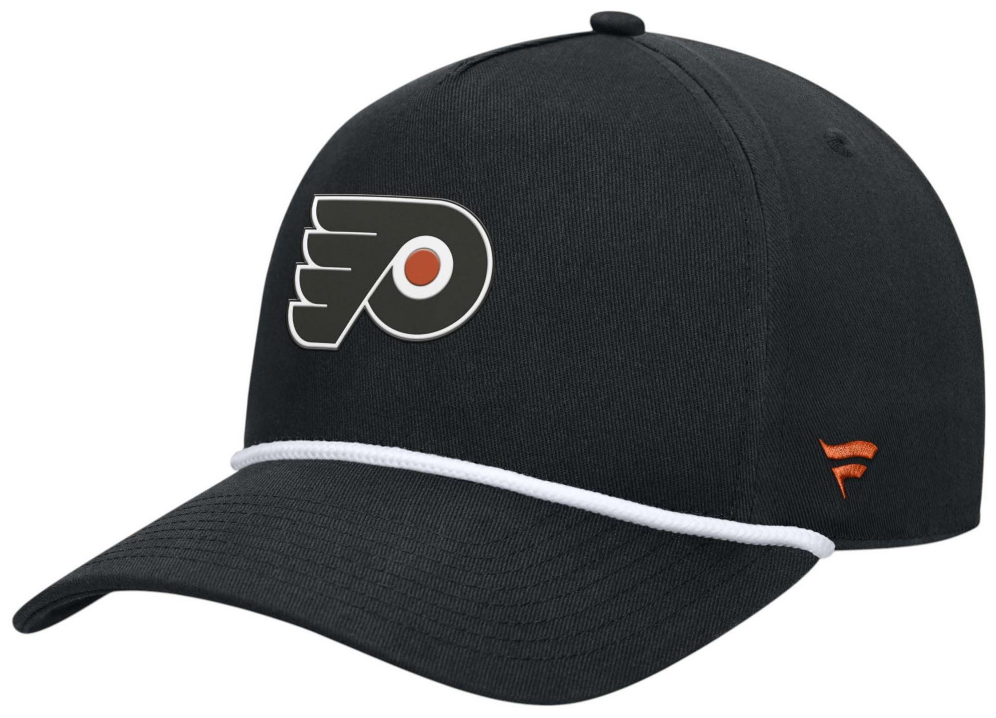 NHL Adult Philadelphia Flyers Black Rope Structured Adjustable Hat product image