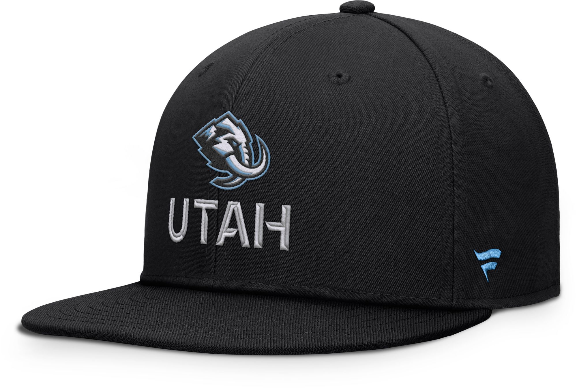 NHL Adult Utah Mammoth Black Rink Structured Adjustable Hat product image