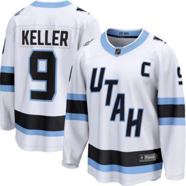 sorry, NHL Men's Utah Mammoth Clayton Keller #9 White Breakaway Replica Away Jersey is currently out of stock