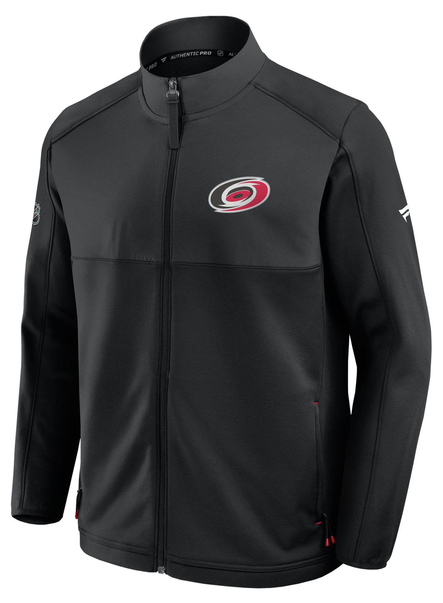 NHL Men's Carolina Hurricanes Black Full-Zip Fleece Jacket product image