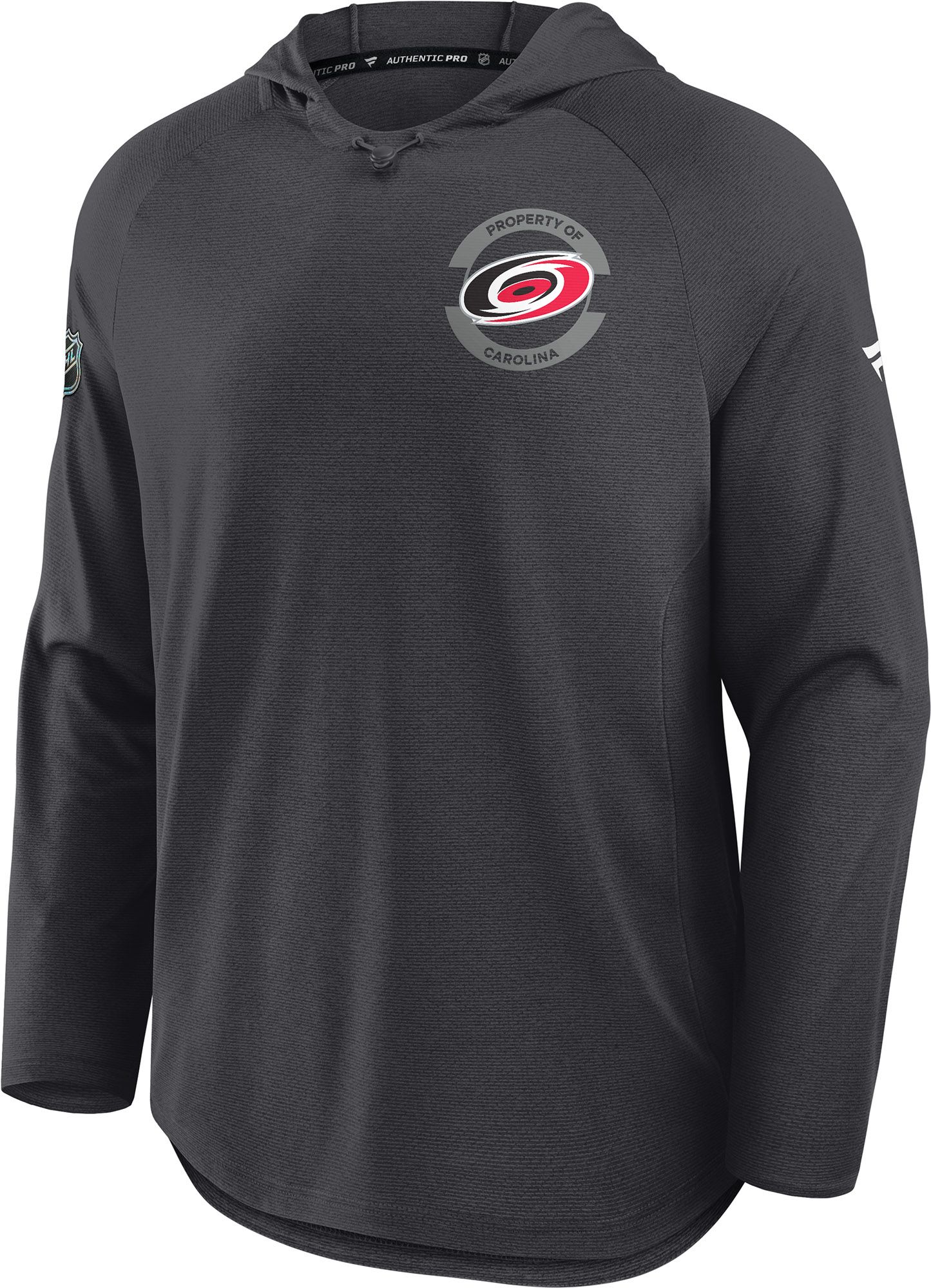 NHL Men's Carolina Hurricanes Grey Rink Lightweight Pullover Hoodie product image