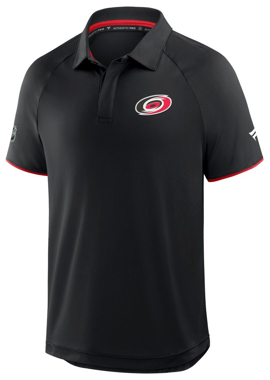 NHL Men's Carolina Hurricanes Black Rink Polo product image